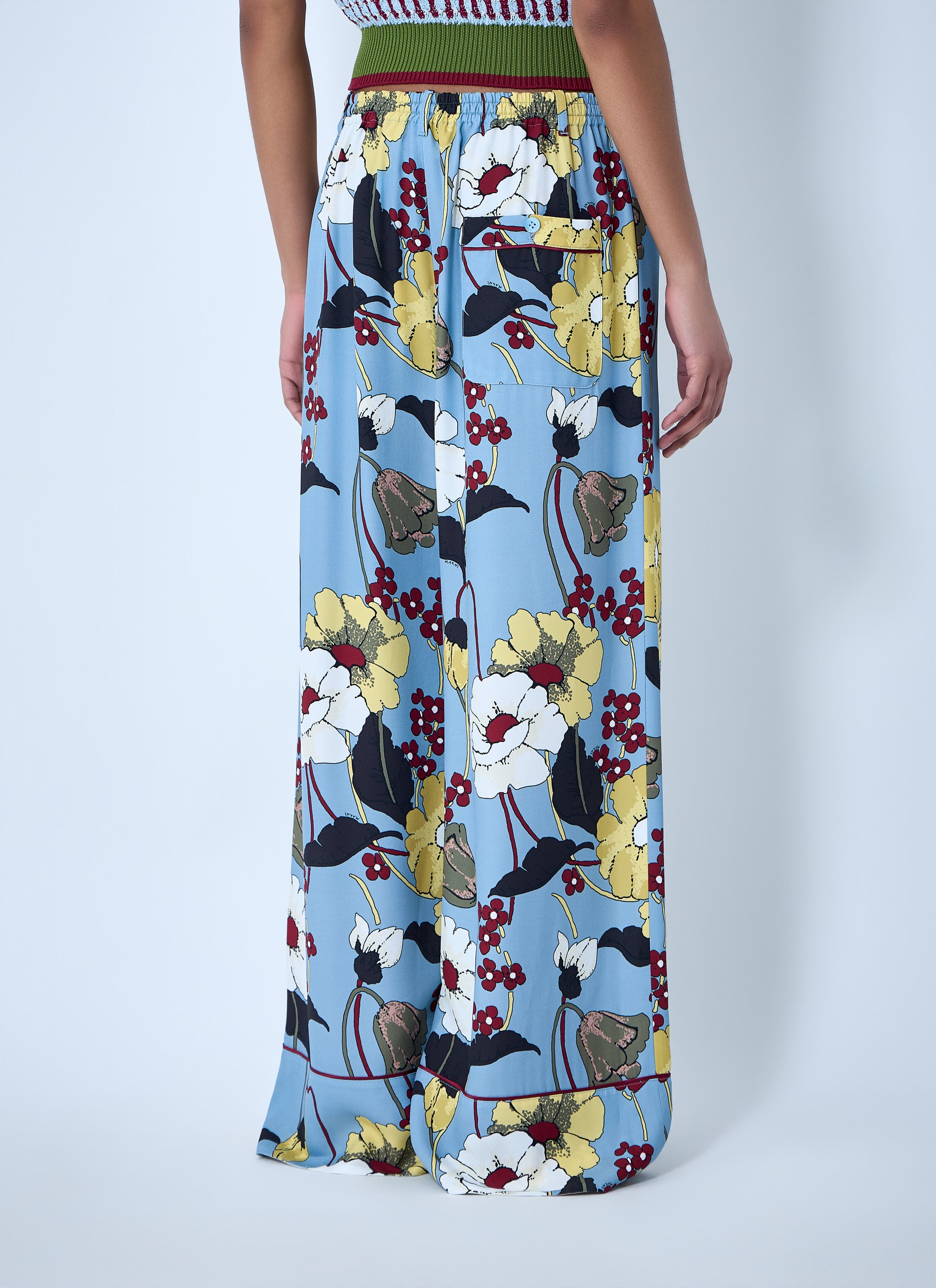 Marni Women Wide-Leg Floral Trousers MARNI