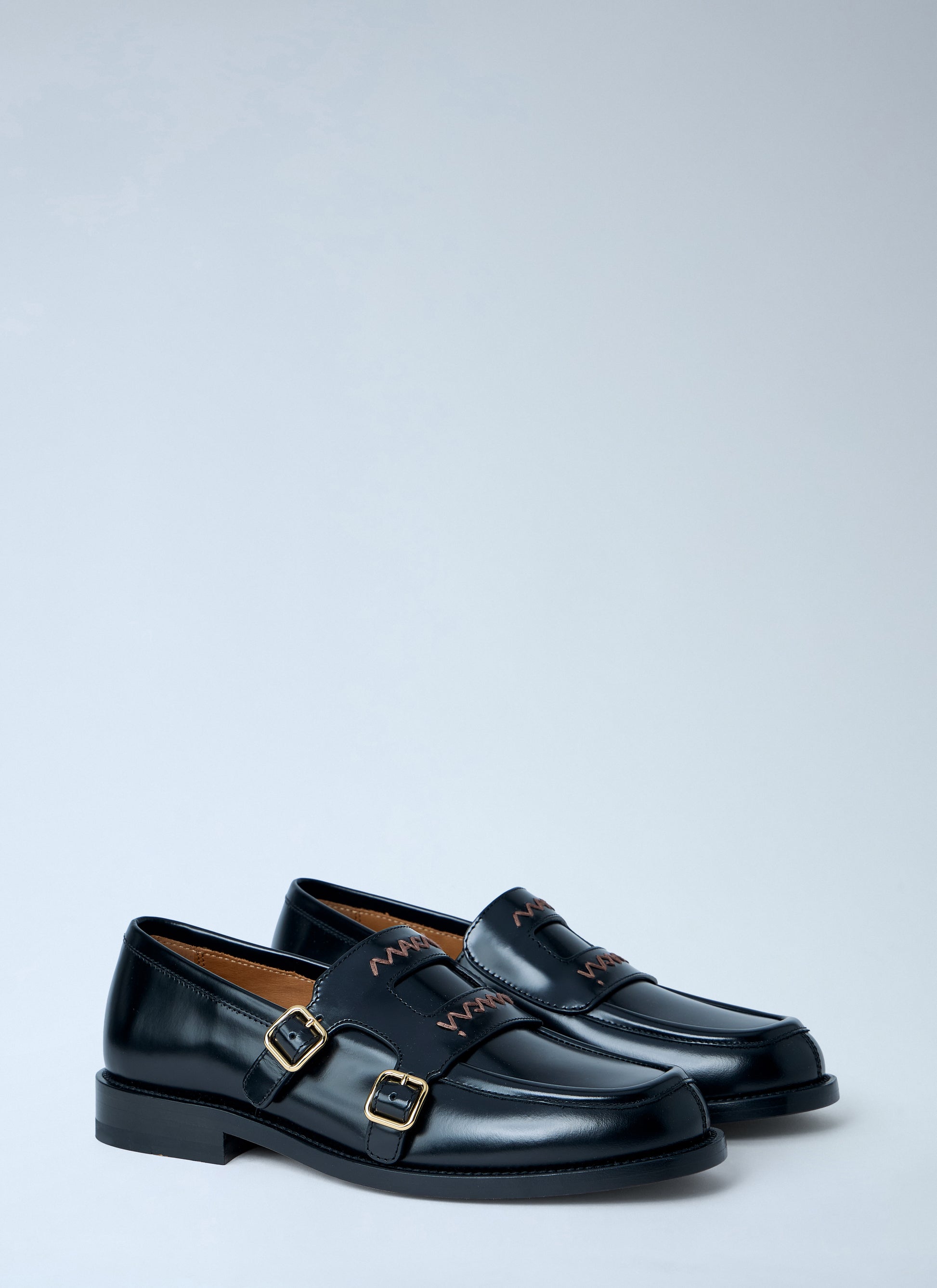 Marni Women Double Monk Strap Loafers MARNI