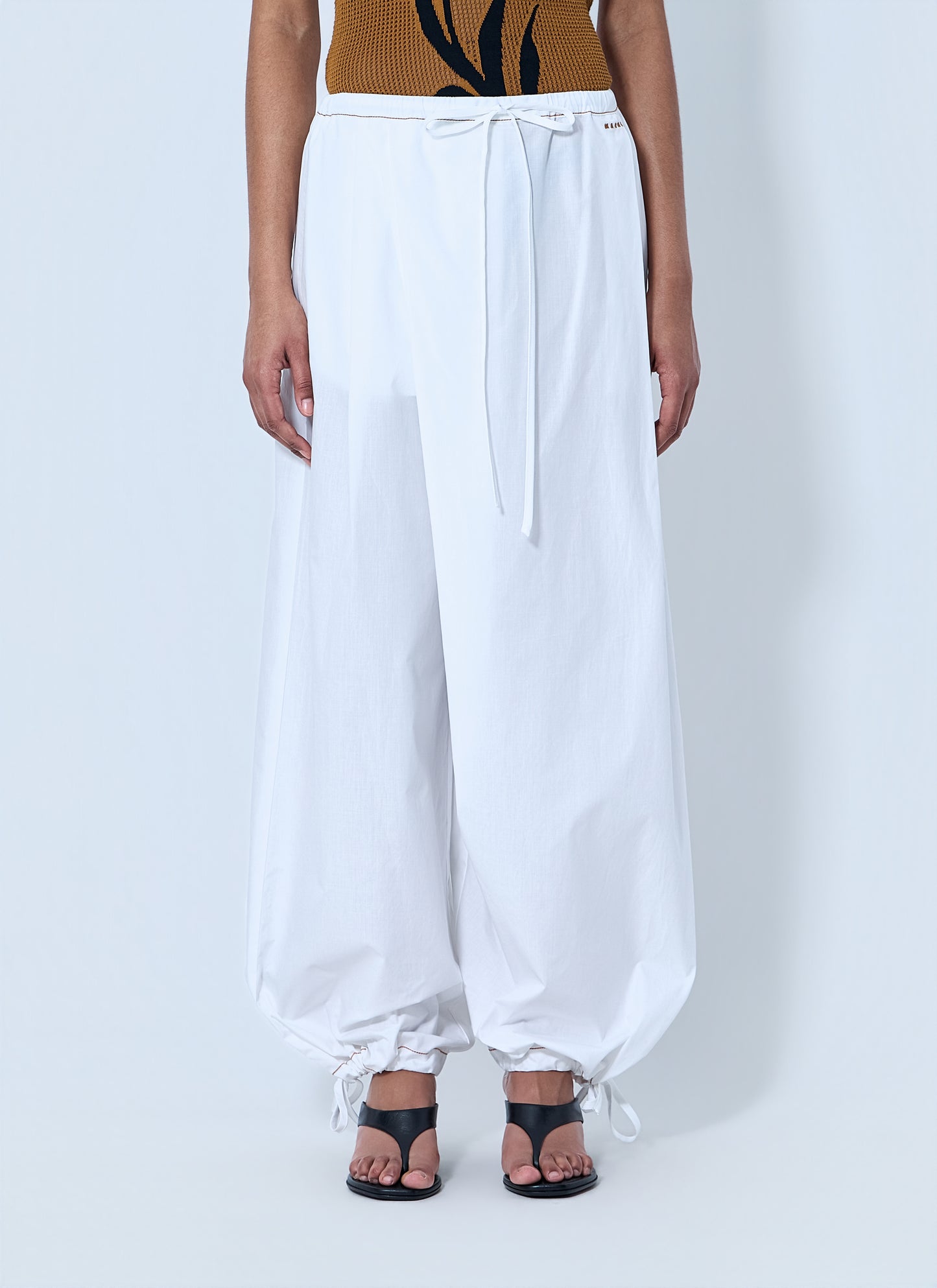 Marni Women Wide-Leg Drawstring Trousers MARNI
