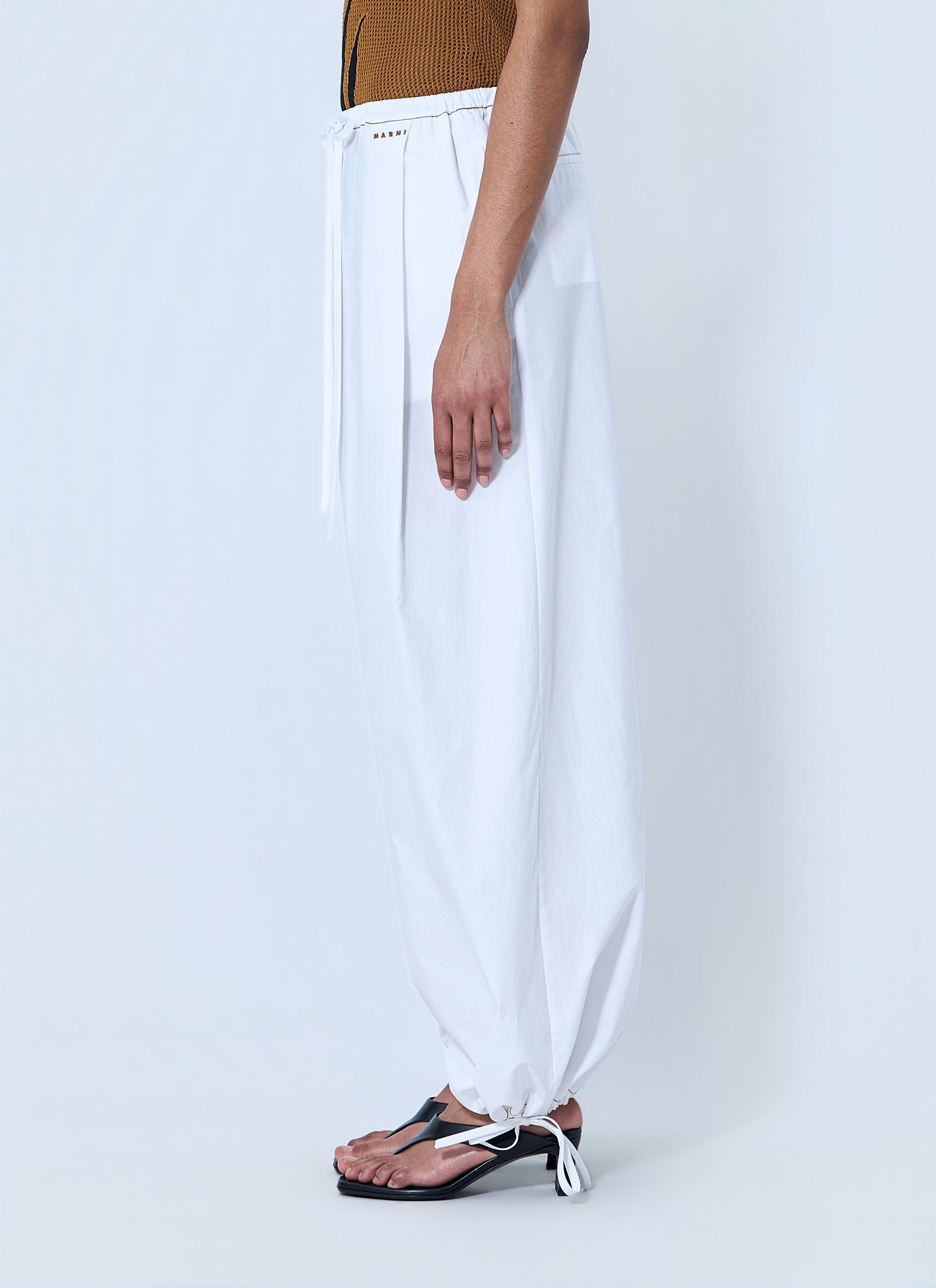 Marni Women Wide-Leg Drawstring Trousers MARNI