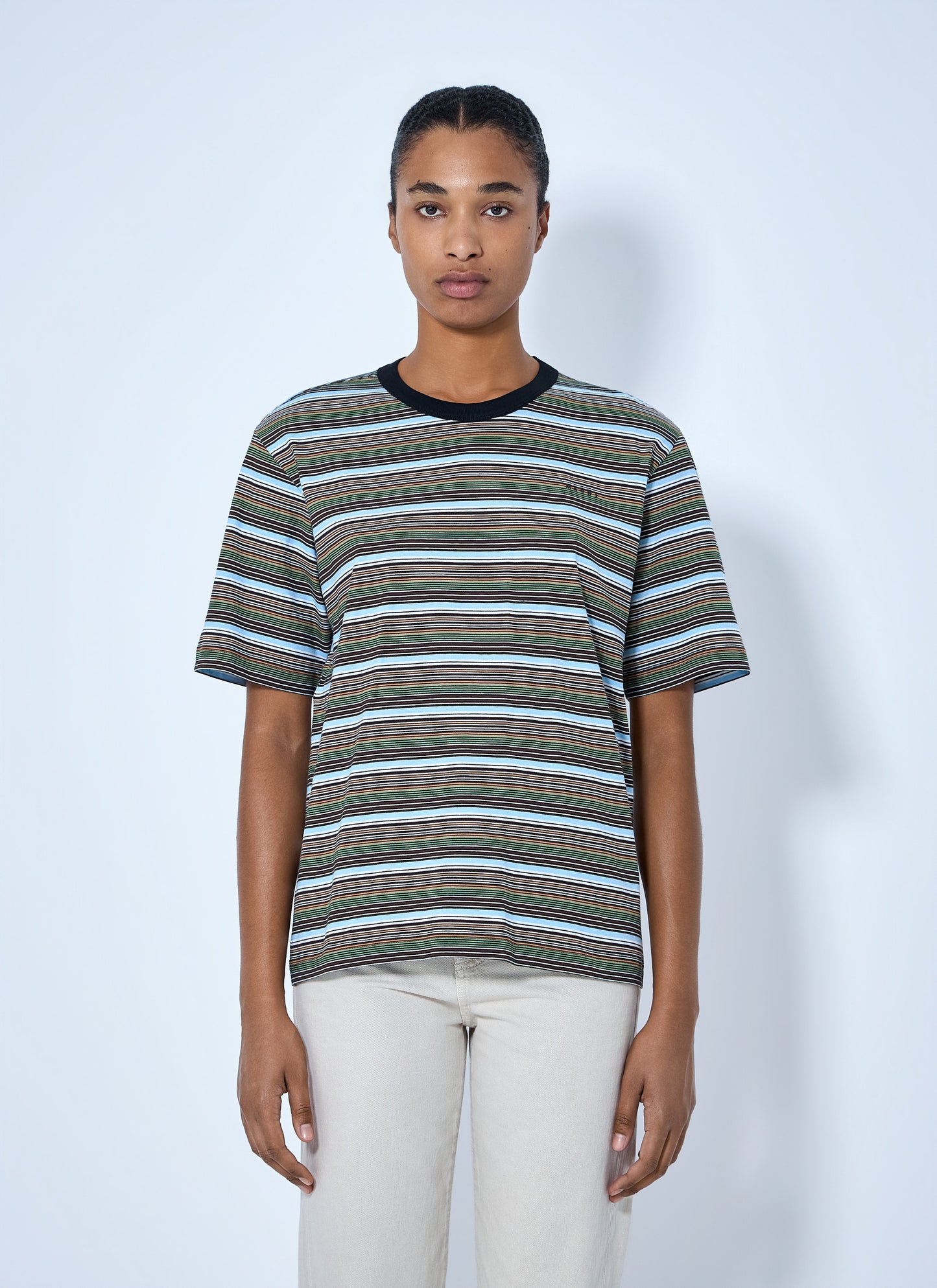 Marni Women Striped Crewneck T-Shirt MARNI