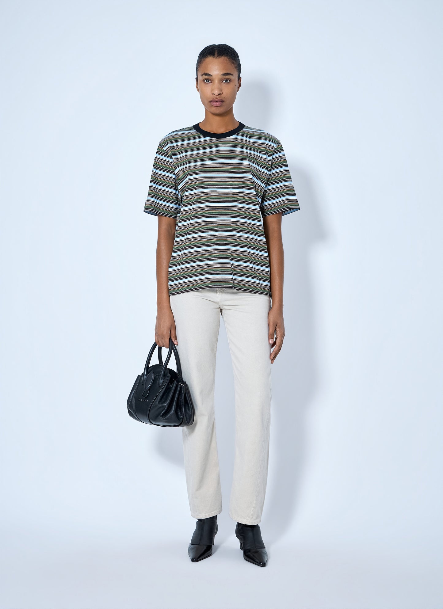 Marni Women Striped Crewneck T-Shirt MARNI