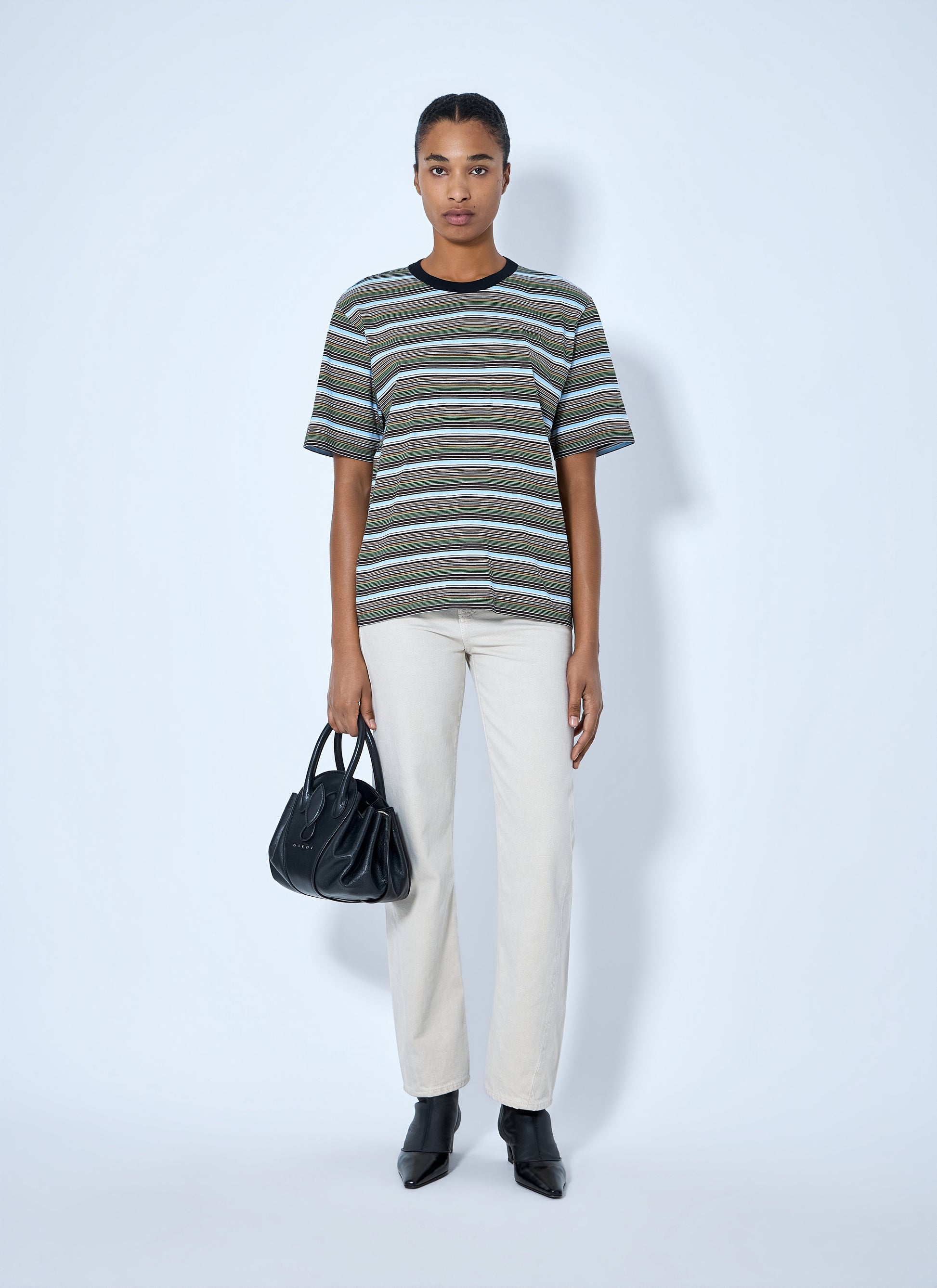Marni Women Striped Crewneck T-Shirt MARNI