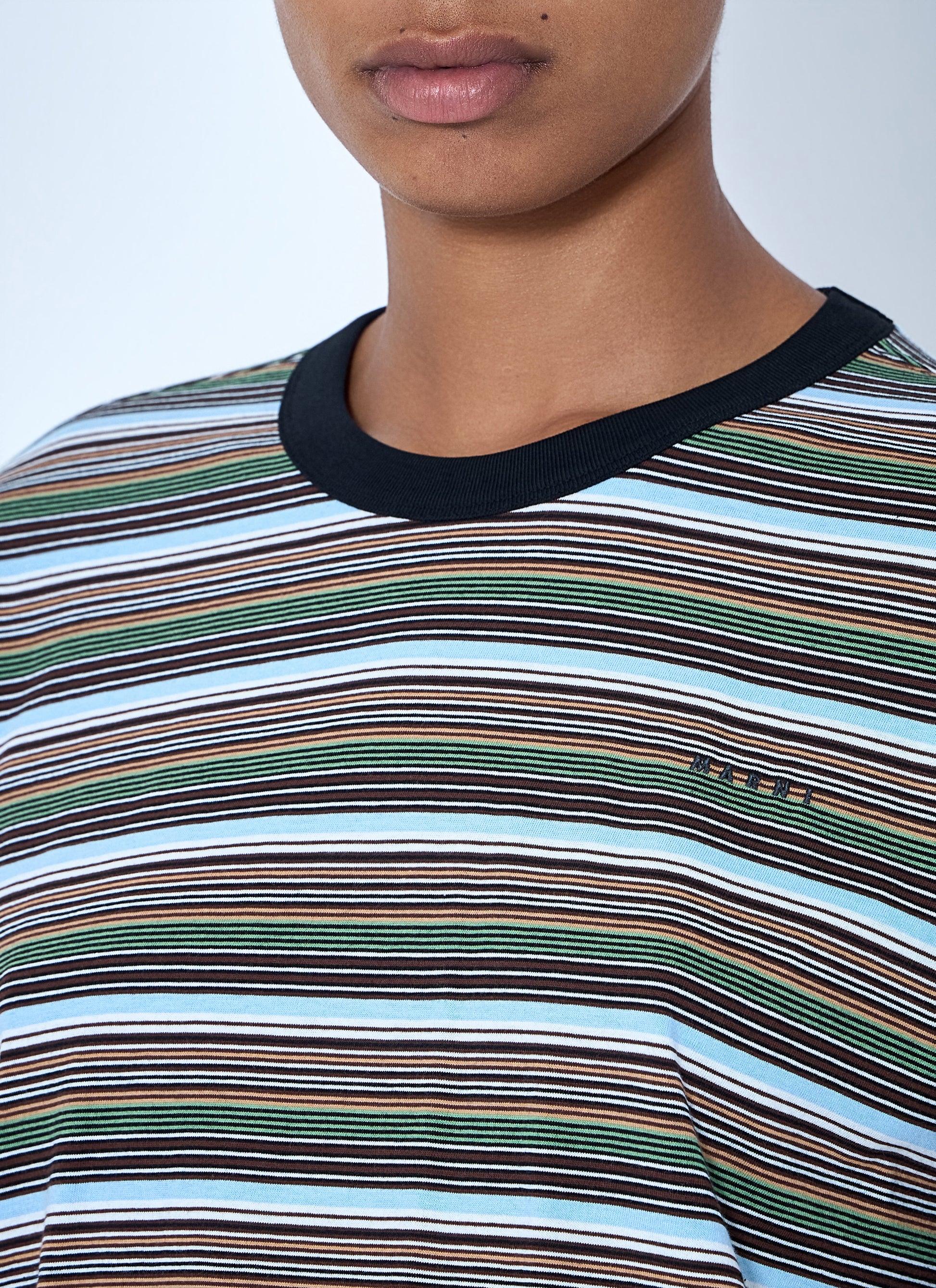 Marni Women Striped Crewneck T-Shirt MARNI