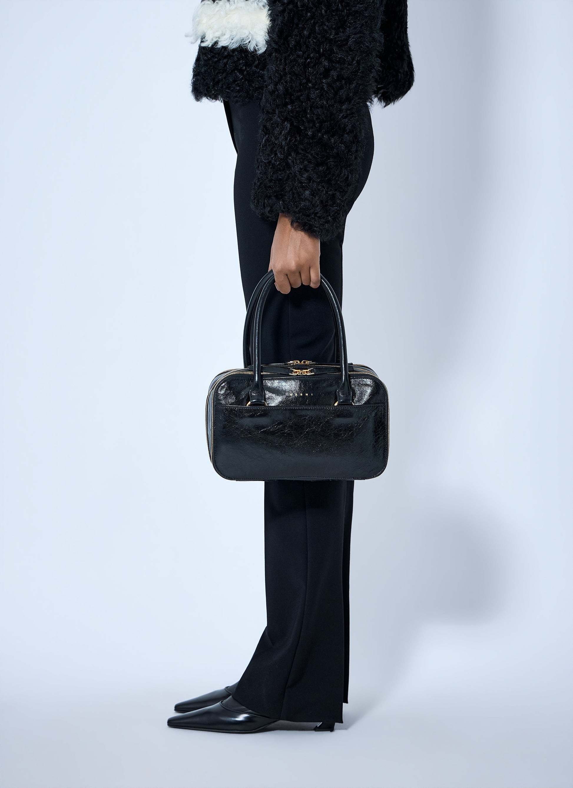 Marni Women Bauletto Small Leather Handbag MARNI