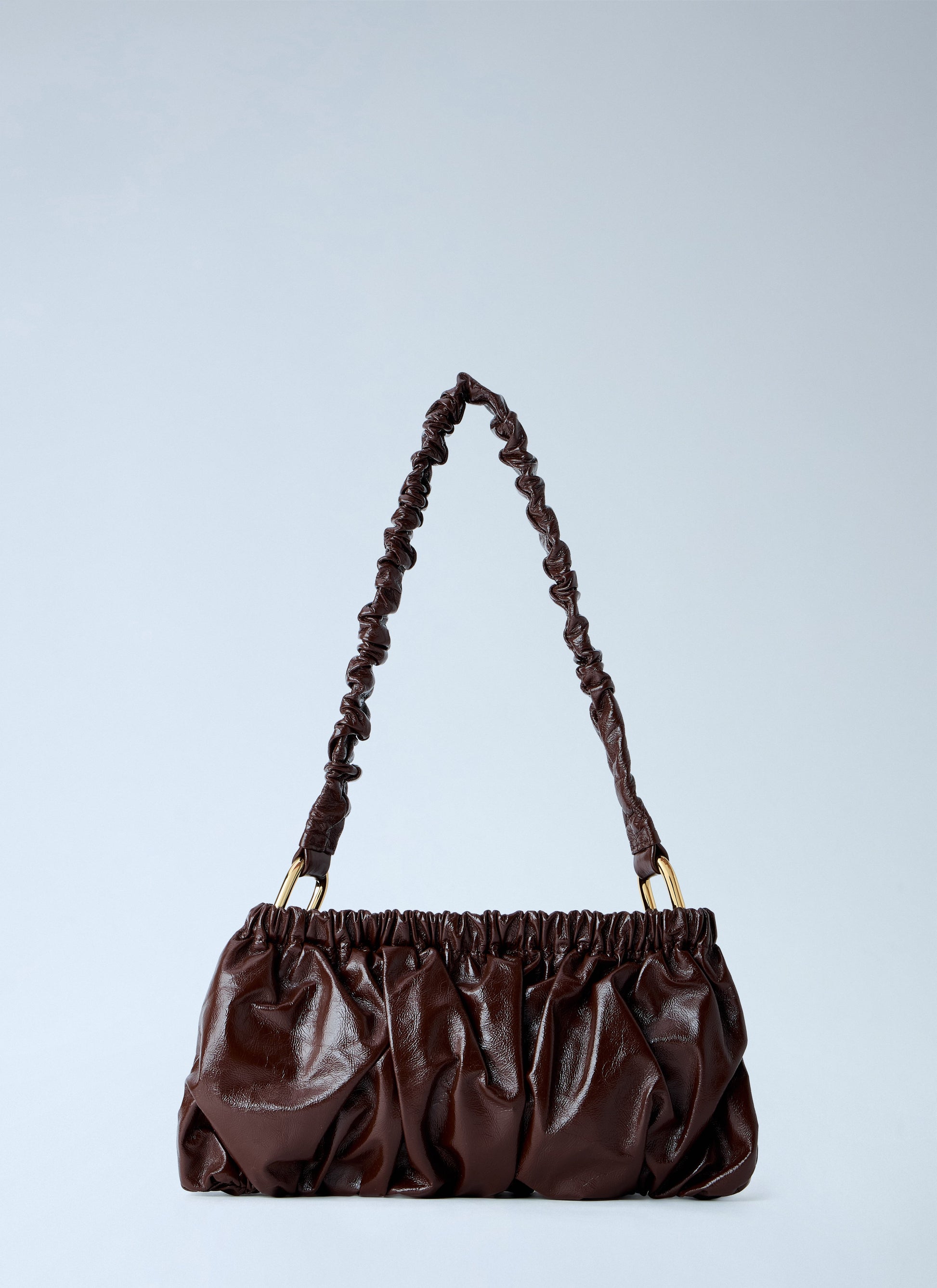 Marni Women Ruched Leather Shoulder Bag MARNI