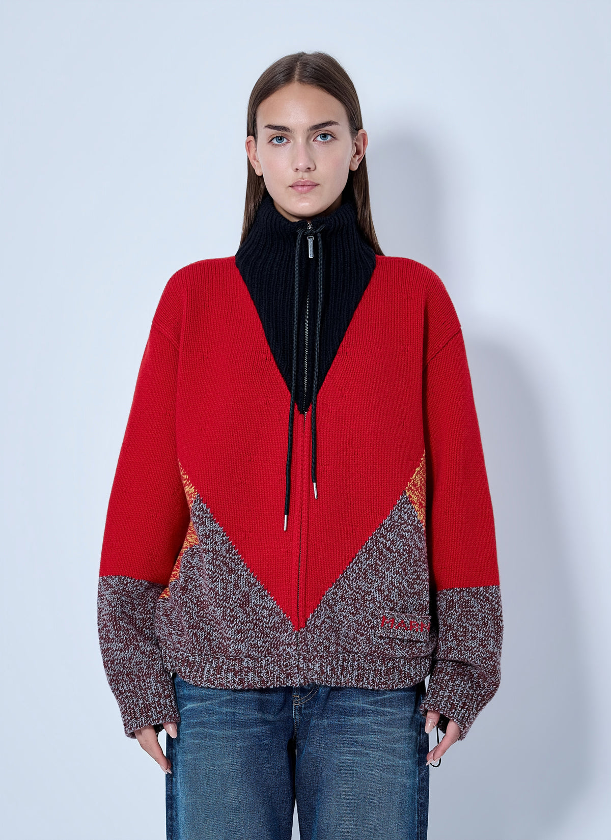 Marni Women Zippered Knit Sweater MARNI