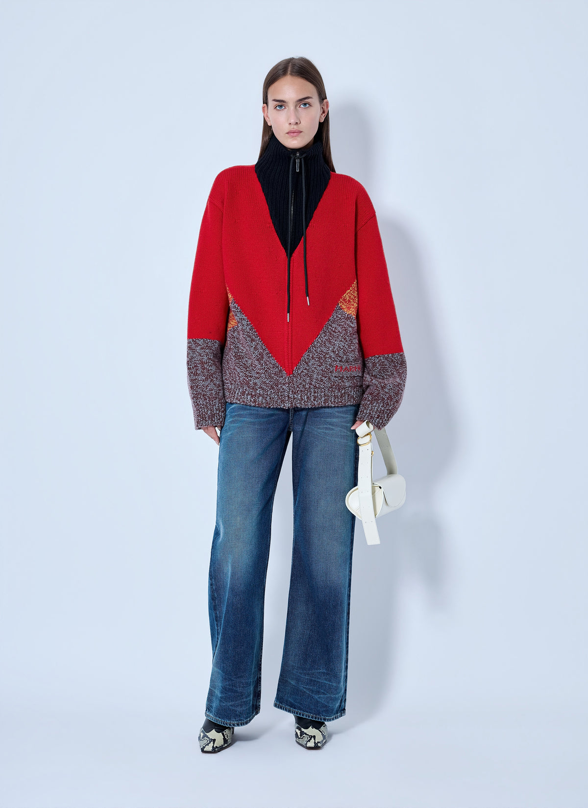 Marni Women Zippered Knit Sweater MARNI