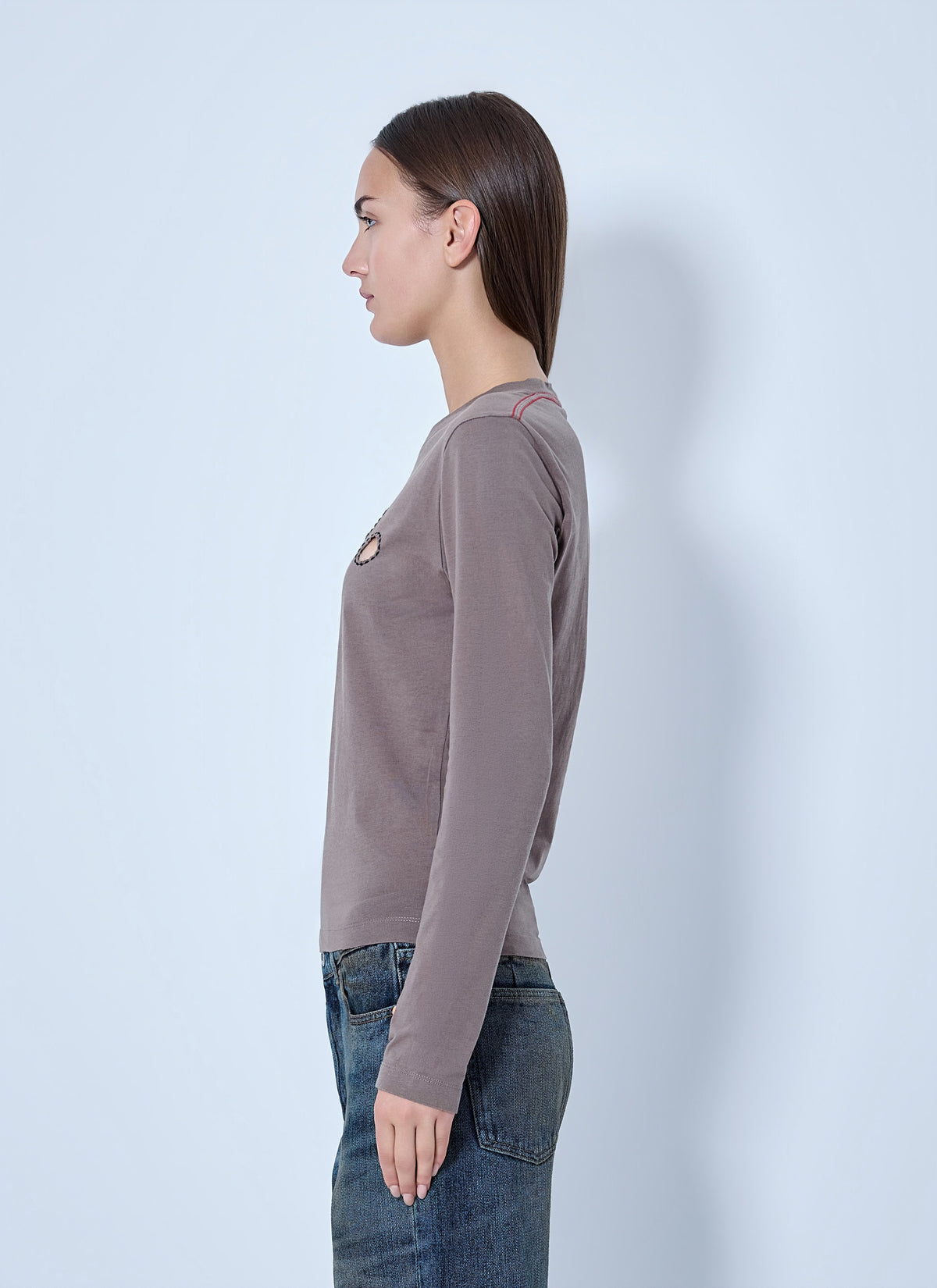 Marni Women Cut-Out Detail Long Sleeve Top MARNI