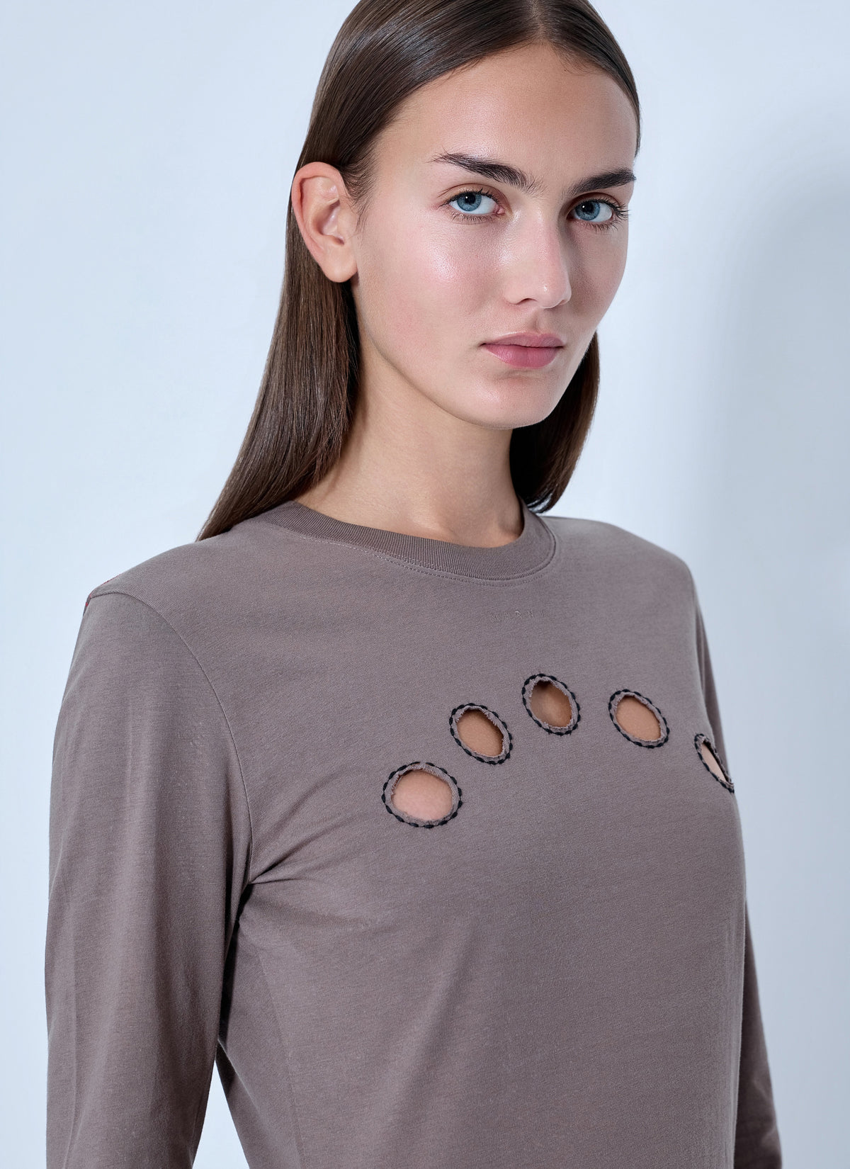 Marni Women Cut-Out Detail Long Sleeve Top MARNI
