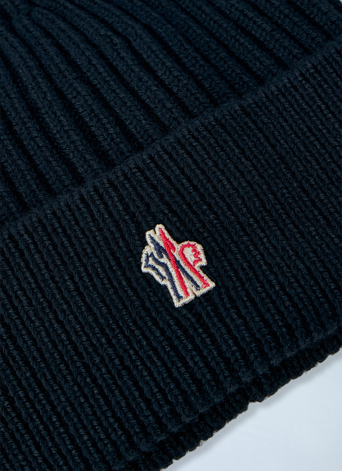 Moncler Grenoble Men Ribbed Knit Beanie MONCLER GRENOBLE