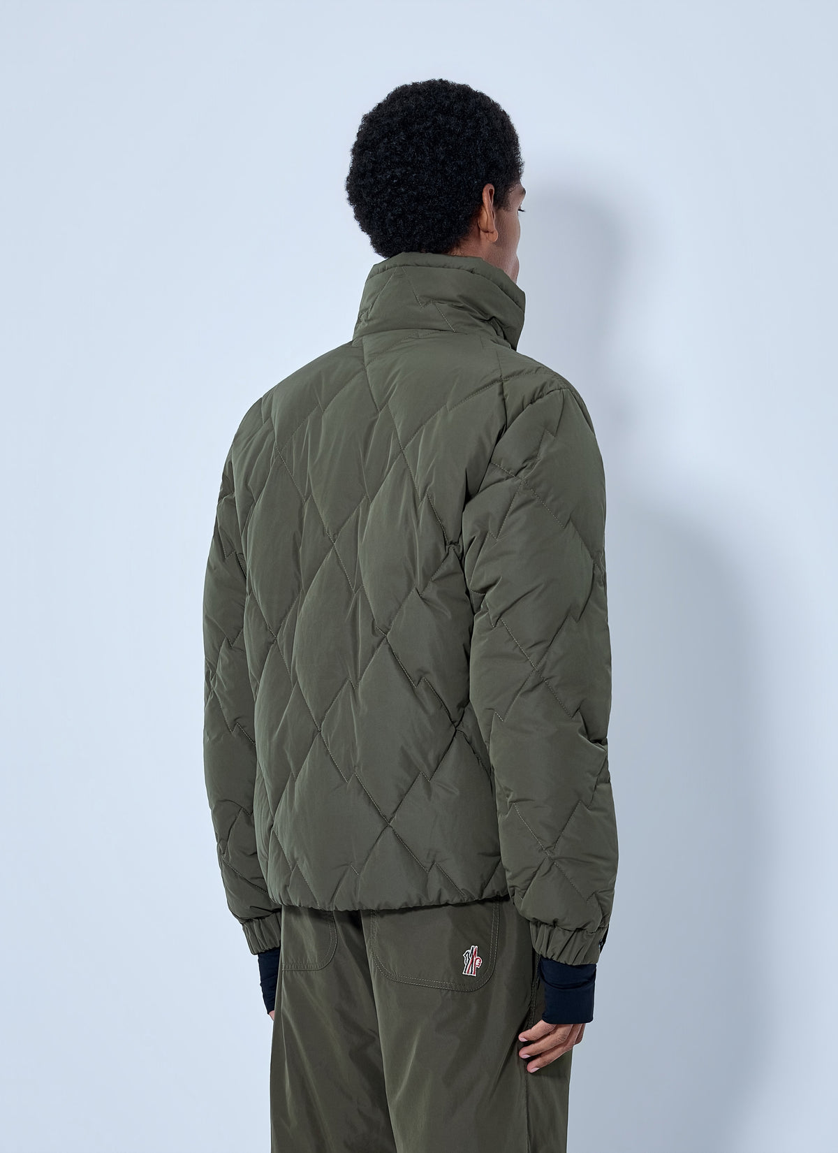 Moncler Grenoble Men Bramans Diamond Quilted Short Down Jacket MONCLER GRENOBLE