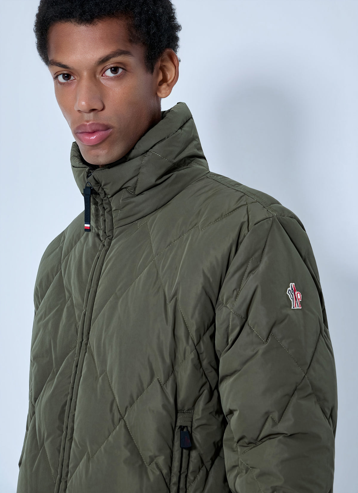 Moncler Grenoble Men Bramans Diamond Quilted Short Down Jacket MONCLER GRENOBLE