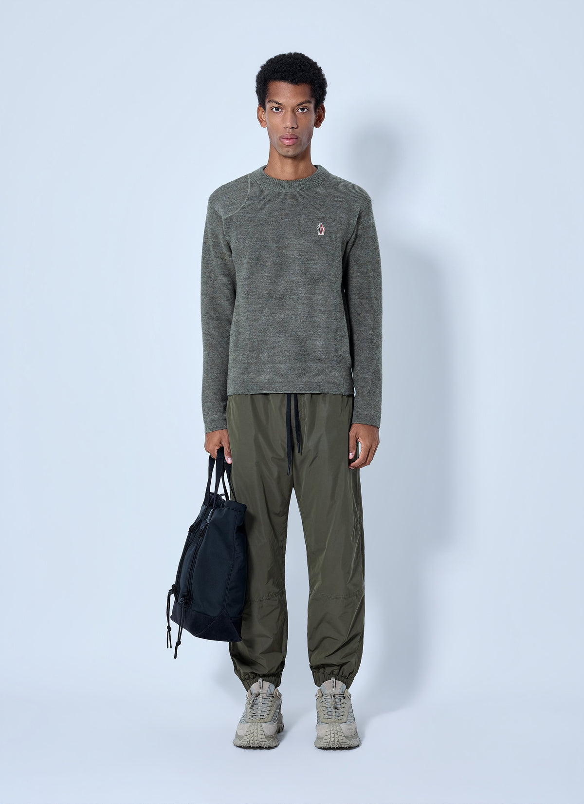 Moncler Grenoble Men Wool Crew Neck Sweater MONCLER GRENOBLE