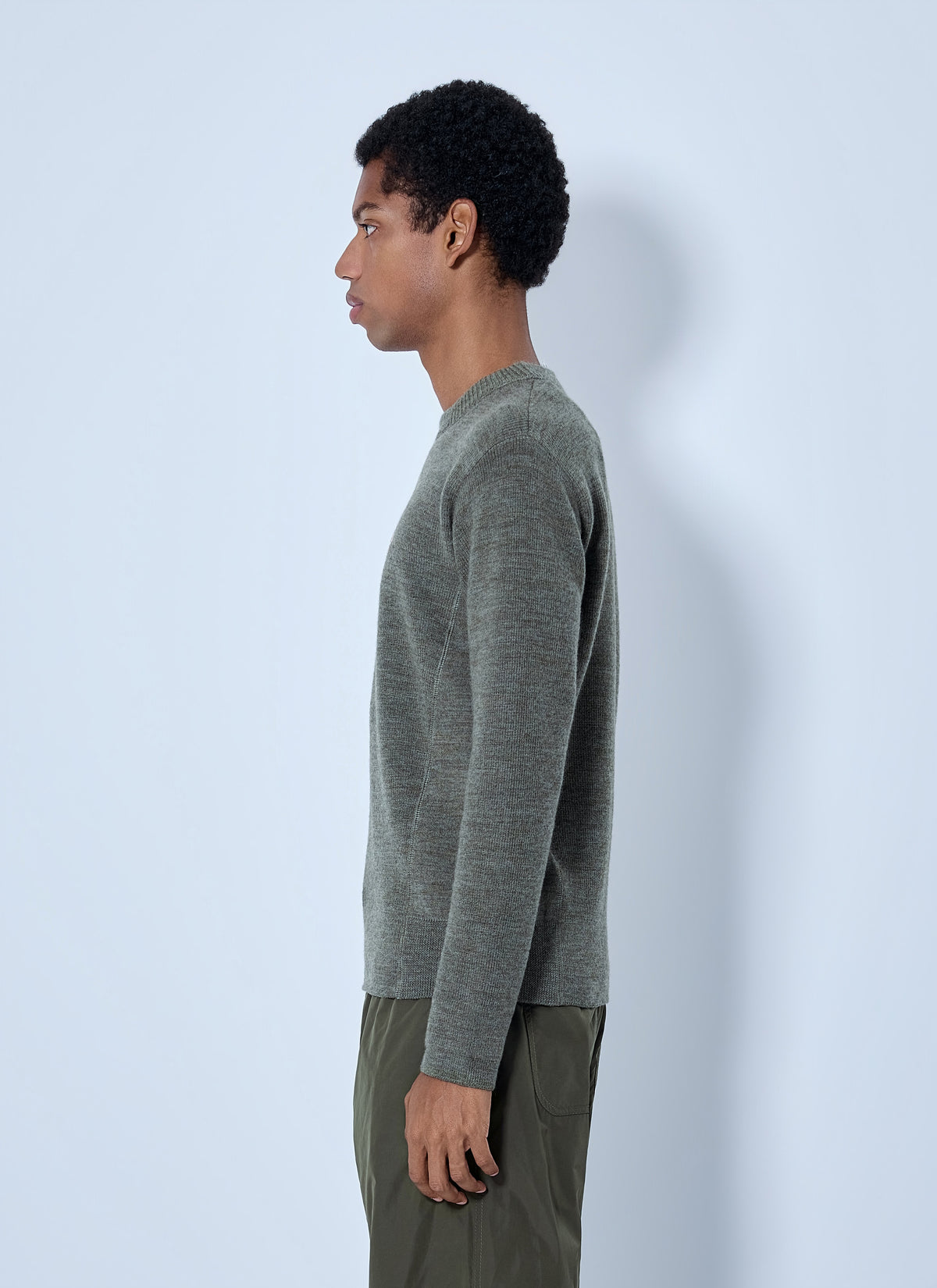 Moncler Grenoble Men Wool Crew Neck Sweater MONCLER GRENOBLE
