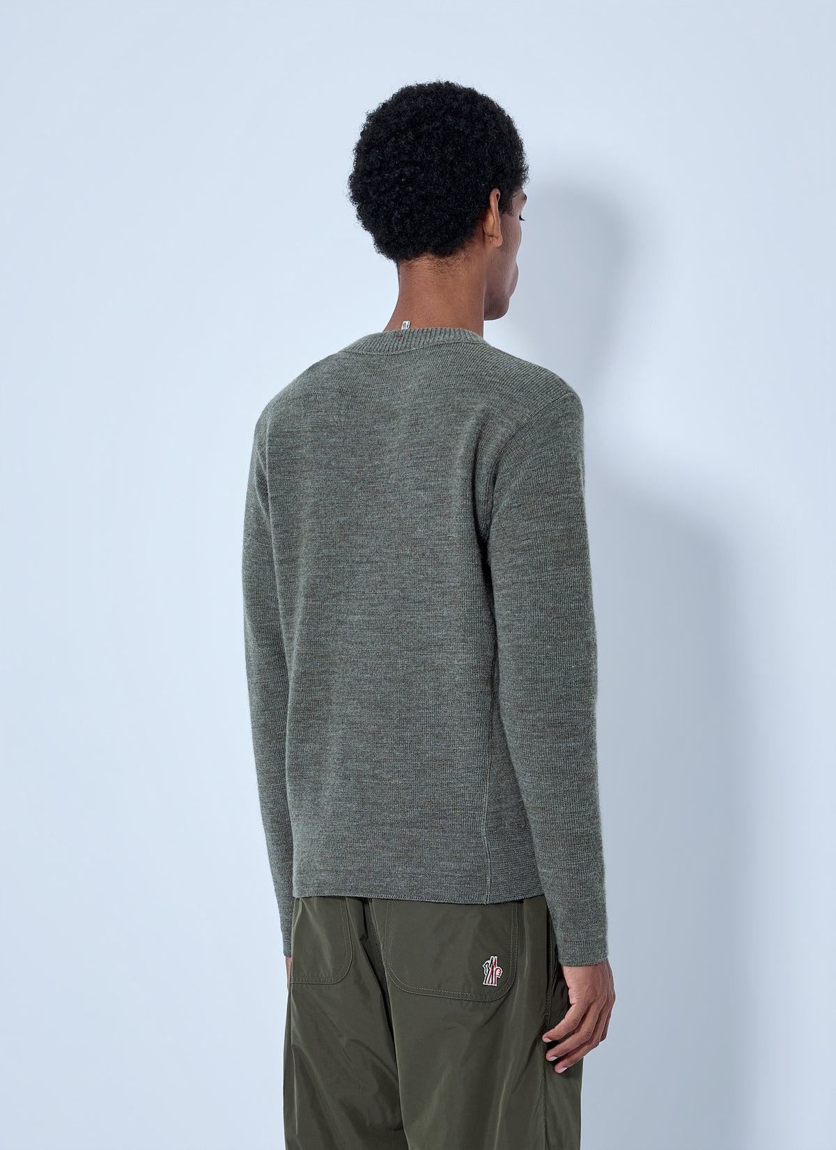 Moncler Grenoble Men Wool Crew Neck Sweater MONCLER GRENOBLE