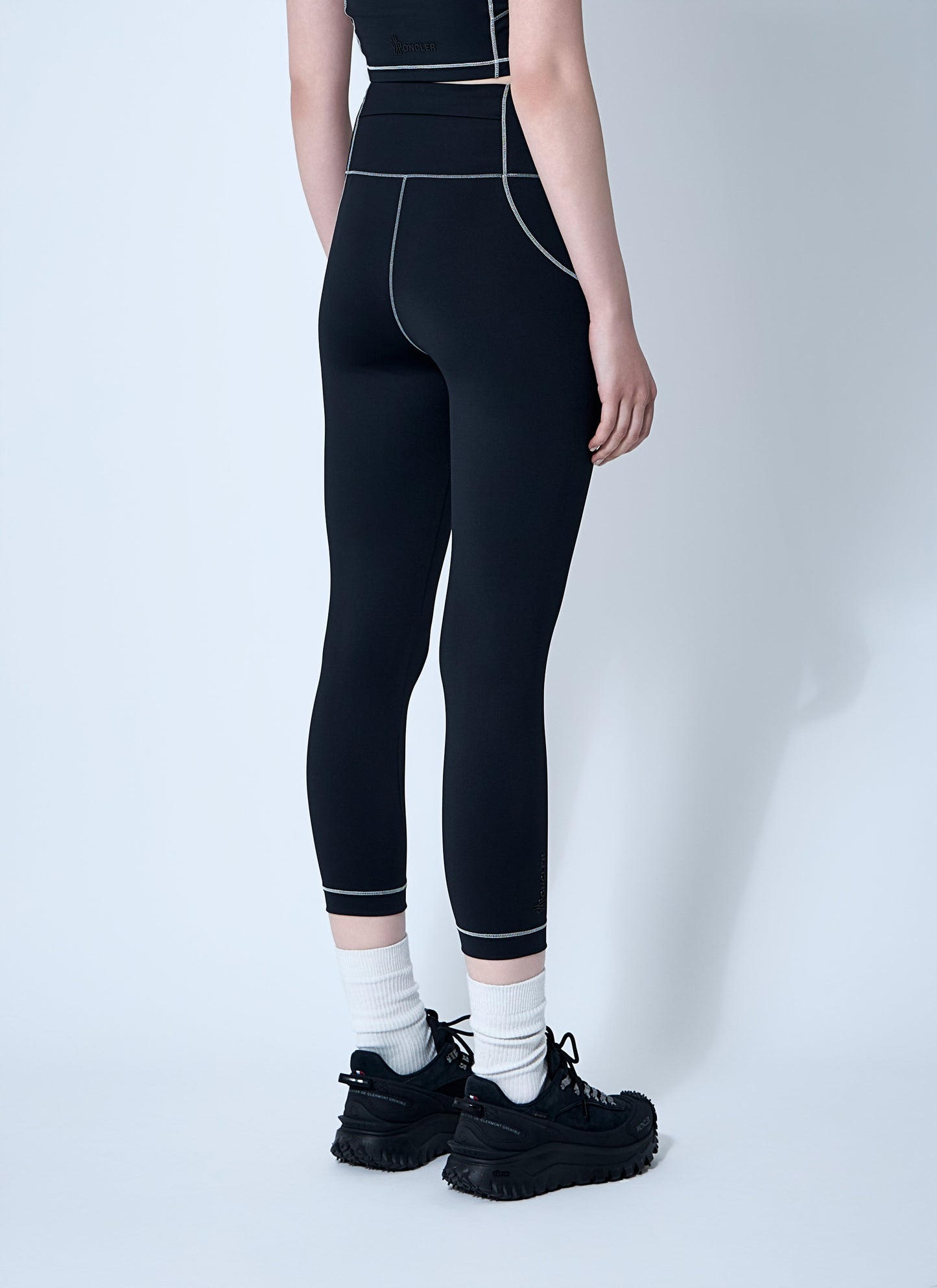 Moncler Grenoble Women Logo Patch Leggings MONCLER GRENOBLE