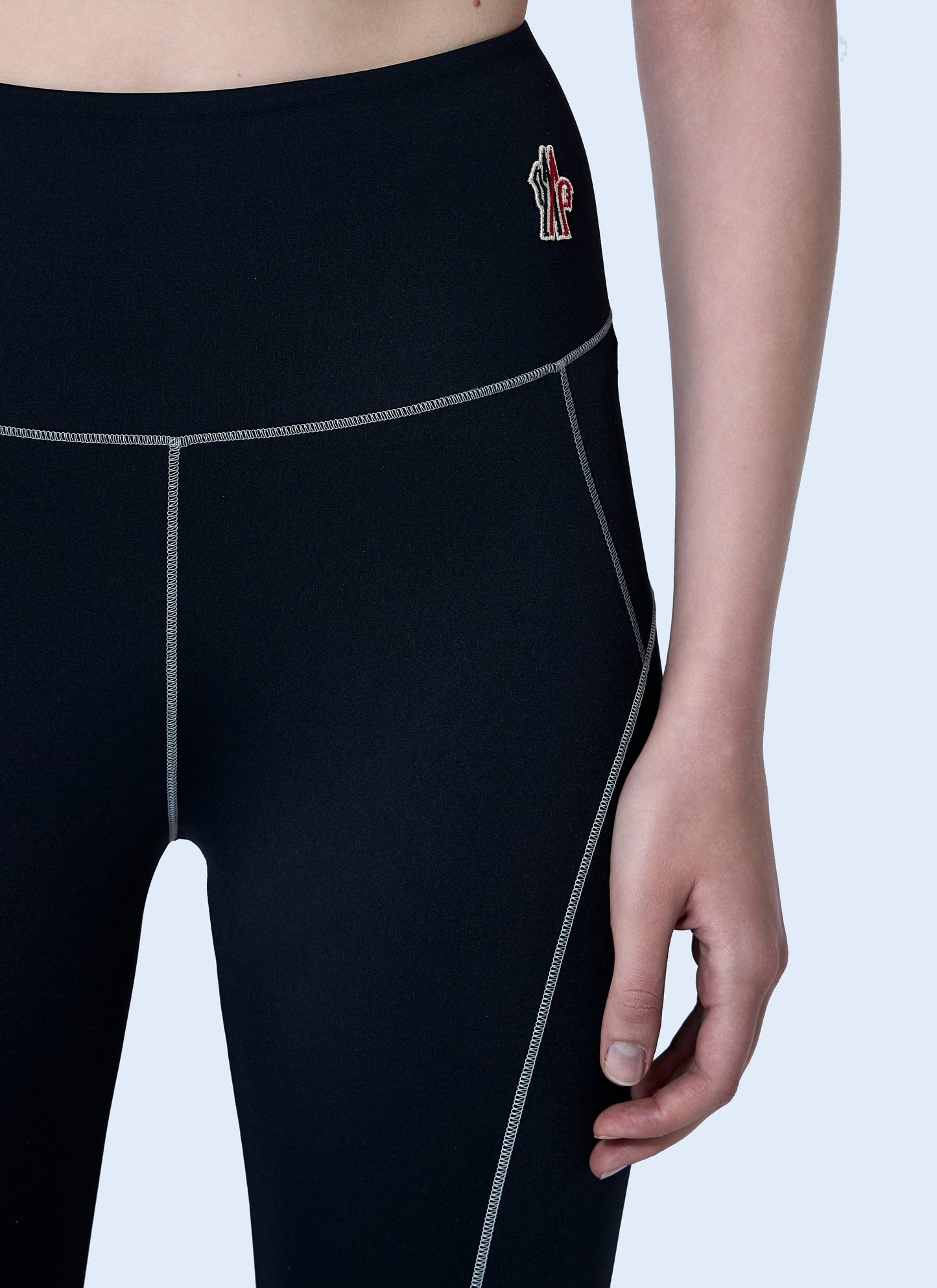 Moncler Grenoble Women Logo Patch Leggings MONCLER GRENOBLE