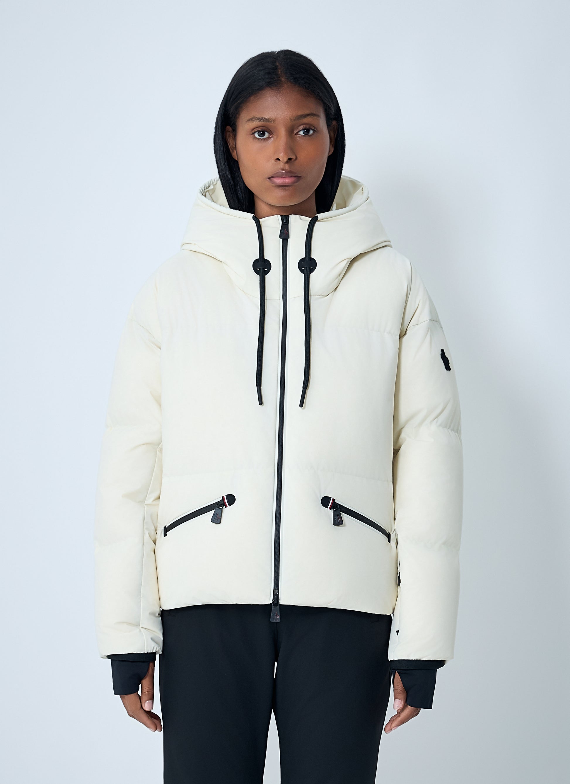 Moncler Grenoble Women Allesaz Hooded Short Down Jacket MONCLER GRENOBLE