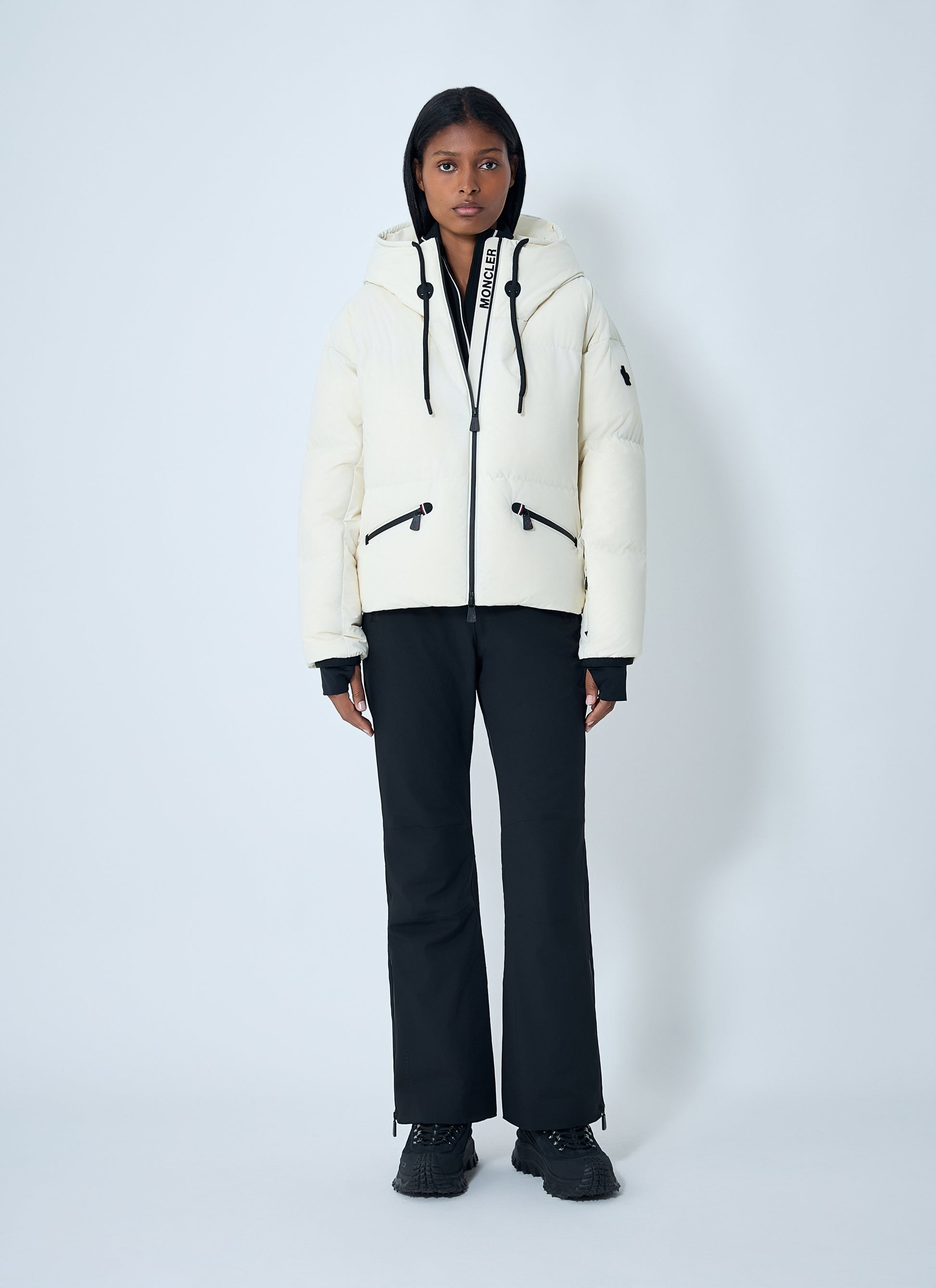 Moncler Grenoble Women Allesaz Hooded Short Down Jacket MONCLER GRENOBLE