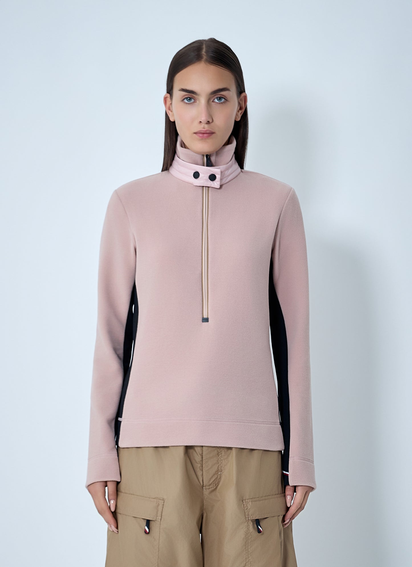 Moncler Grenoble Women Contrast Panel Sweatshirt MONCLER GRENOBLE