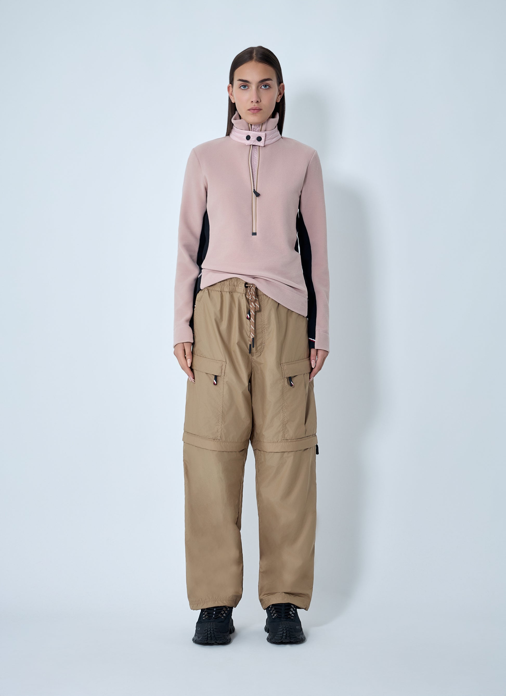 Moncler Grenoble Women Contrast Panel Sweatshirt MONCLER GRENOBLE