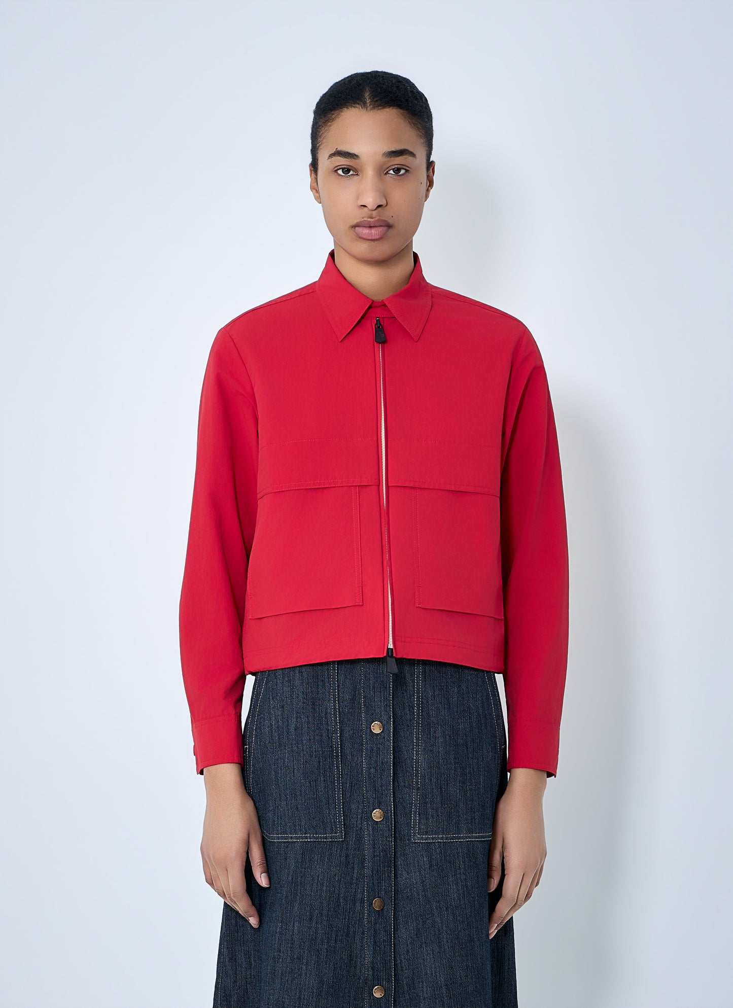 Moncler Grenoble Women Zip-Up Cotton Jacket MONCLER GRENOBLE