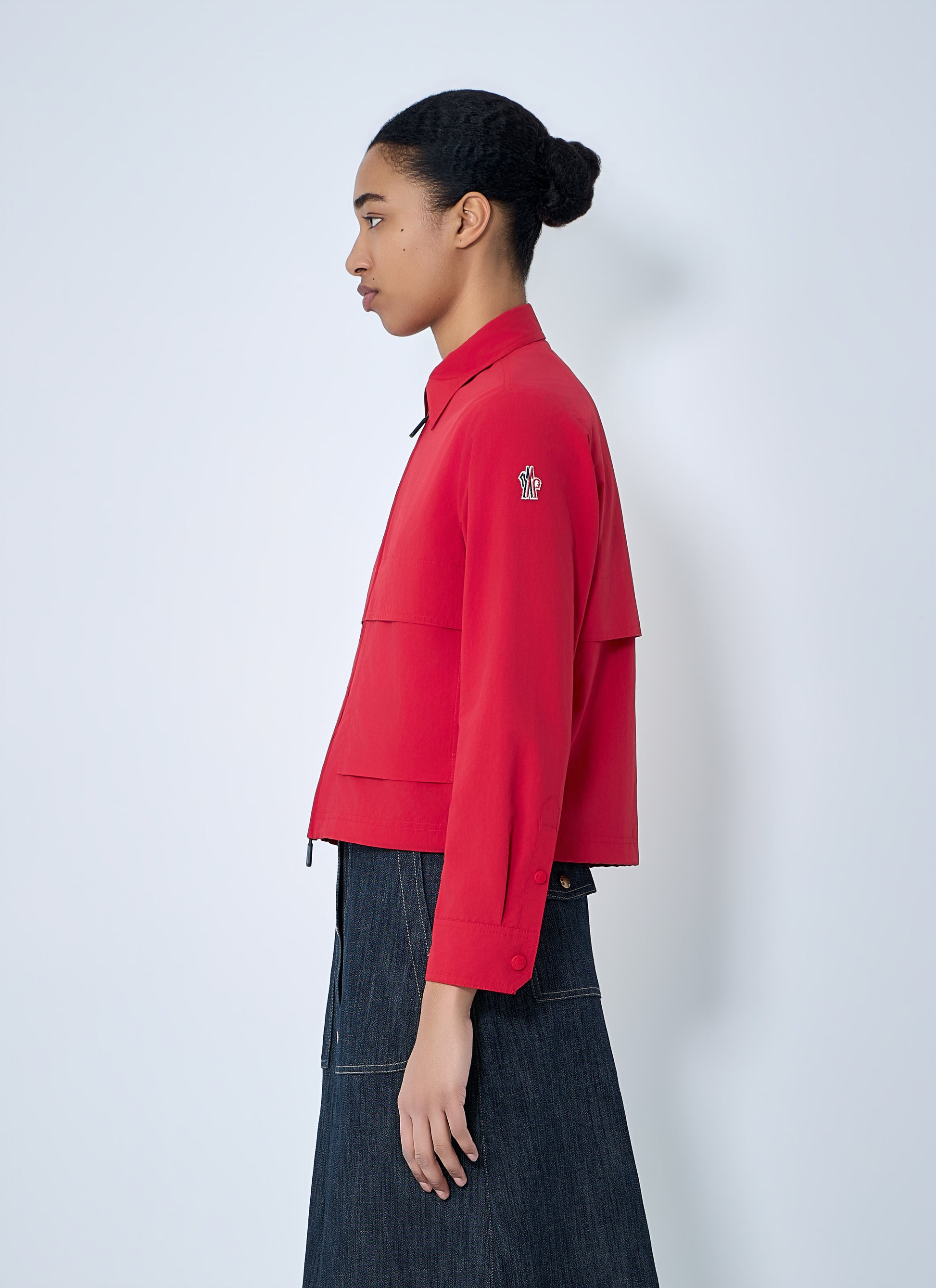 Moncler Grenoble Women Zip-Up Cotton Jacket MONCLER GRENOBLE