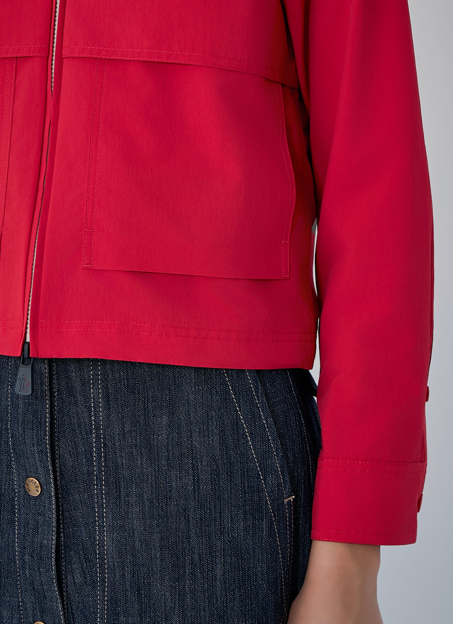Moncler Grenoble Women Zip-Up Cotton Jacket MONCLER GRENOBLE