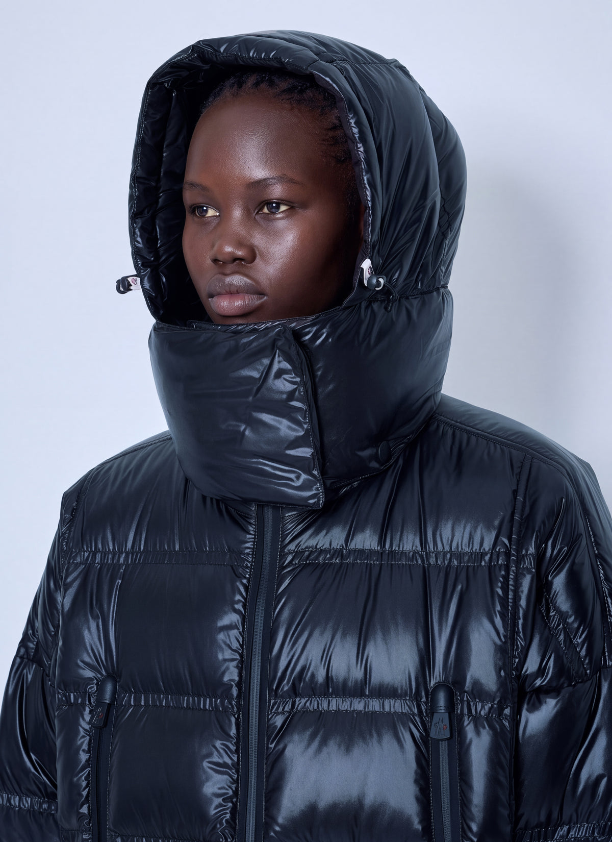 Moncler Grenoble Women Rochelairs Hooded Long Down Jacket MONCLER GRENOBLE