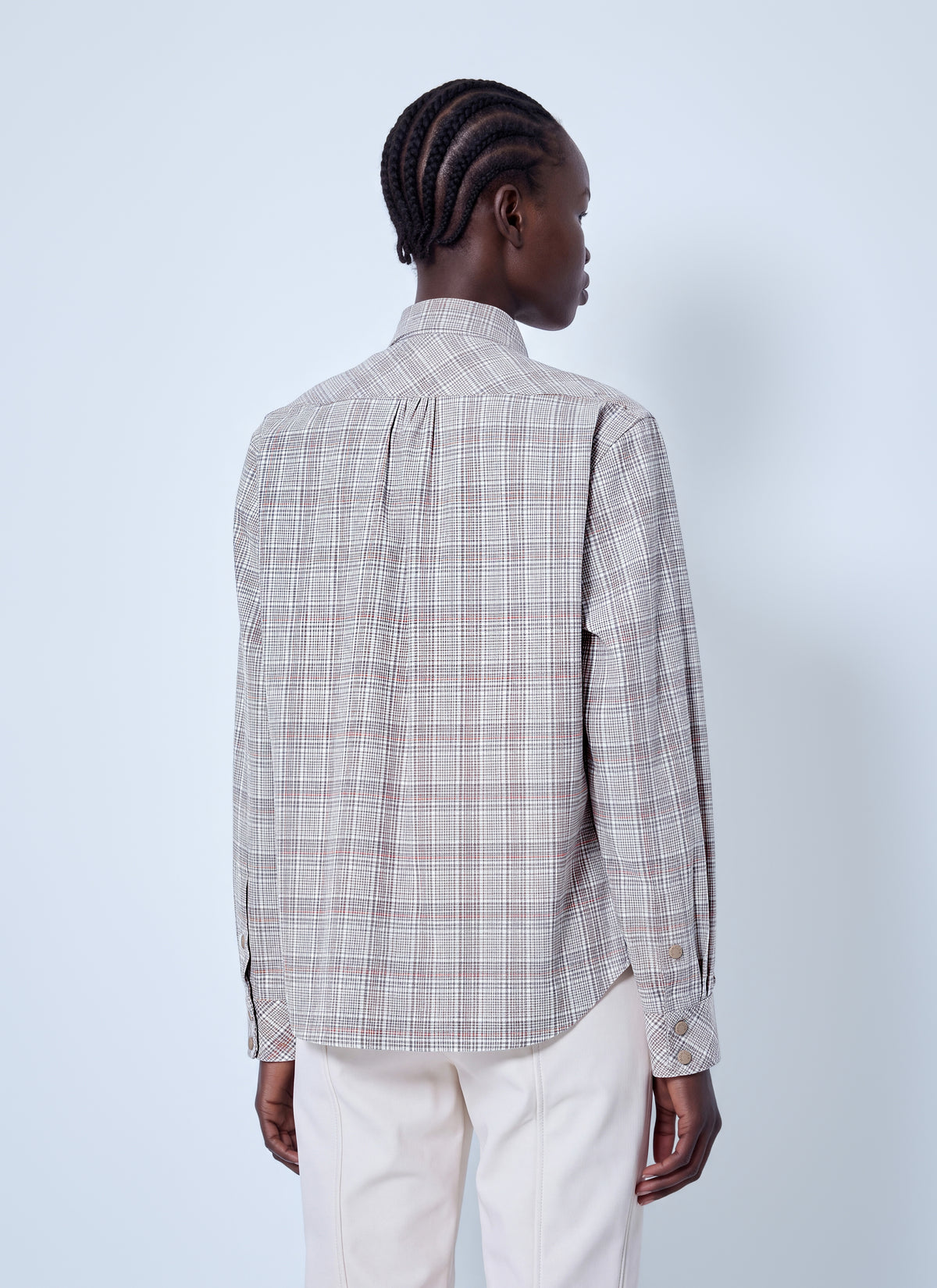 Moncler Grenoble Women Checked Button-Up Shirt MONCLER GRENOBLE