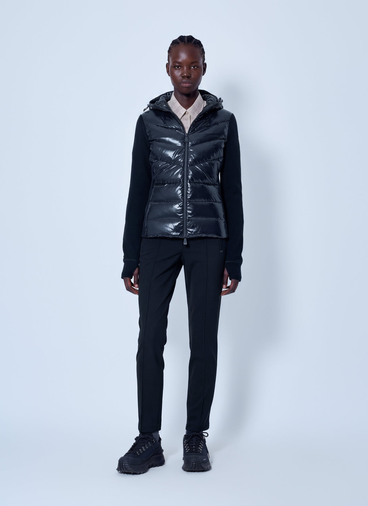 Moncler Grenoble Women Hooded Quilted Down Vest MONCLER GRENOBLE