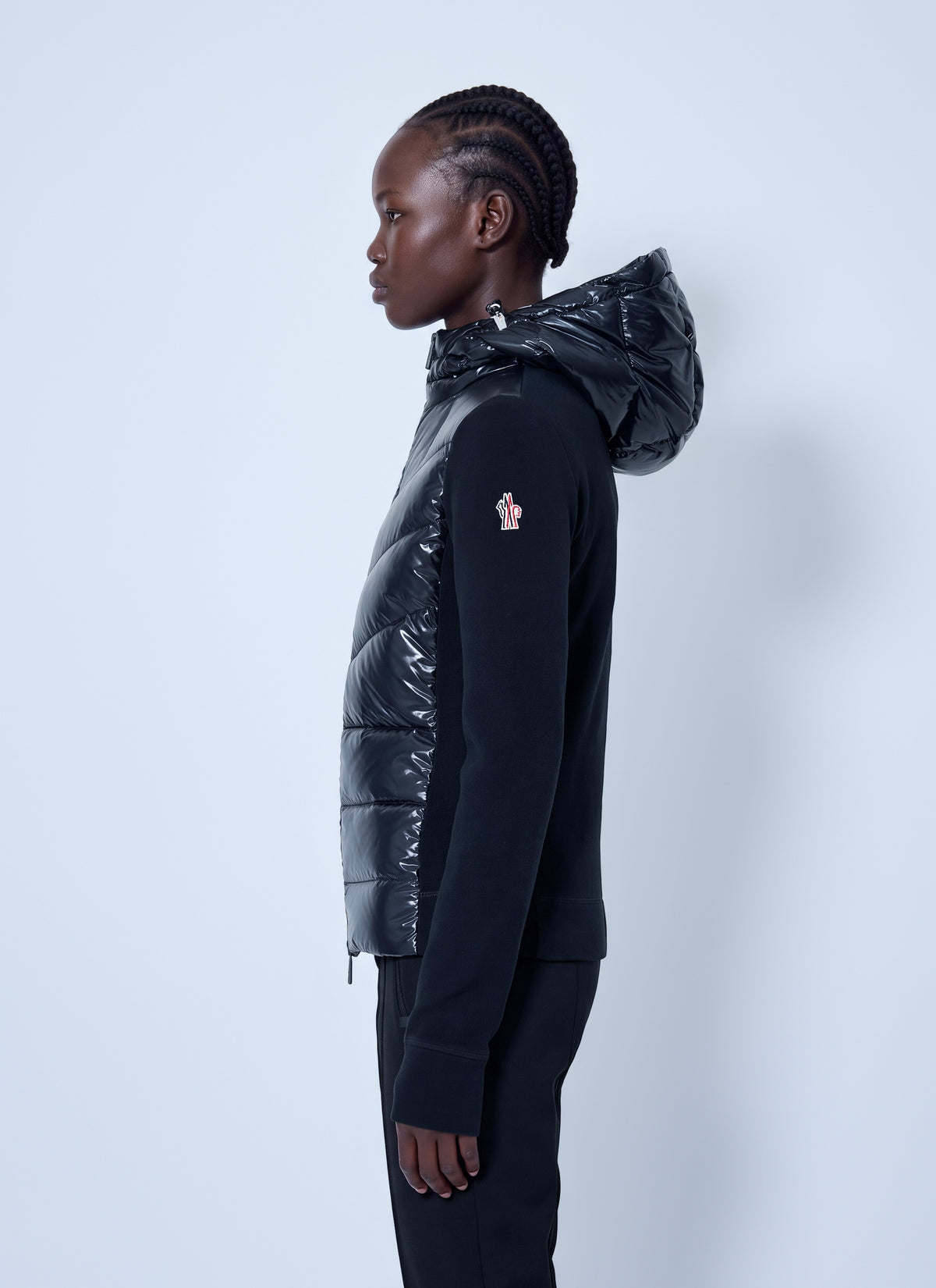 Moncler Grenoble Women Hooded Quilted Down Vest MONCLER GRENOBLE