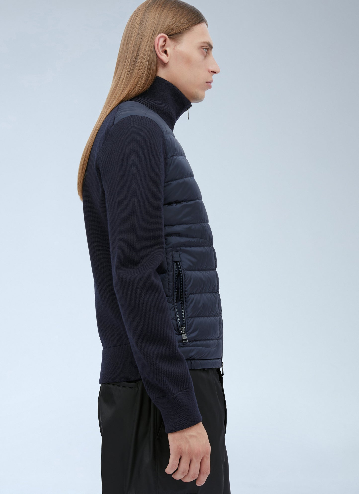 Moncler Men Logo Patch Zip-Up Cardigan MONCLER