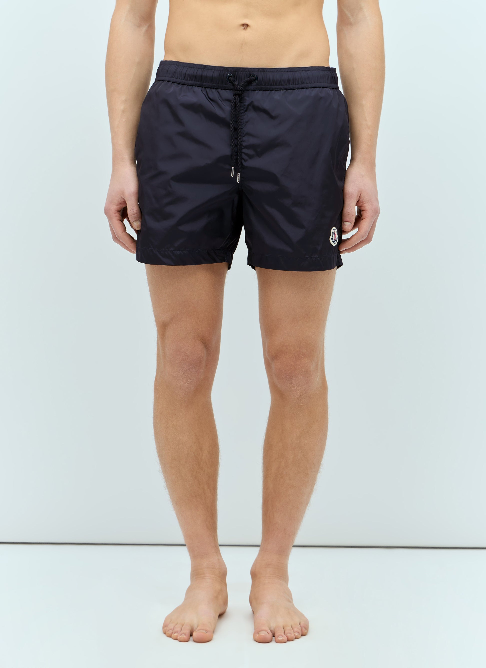 Moncler Men Logo Patch Swim Shorts MONCLER