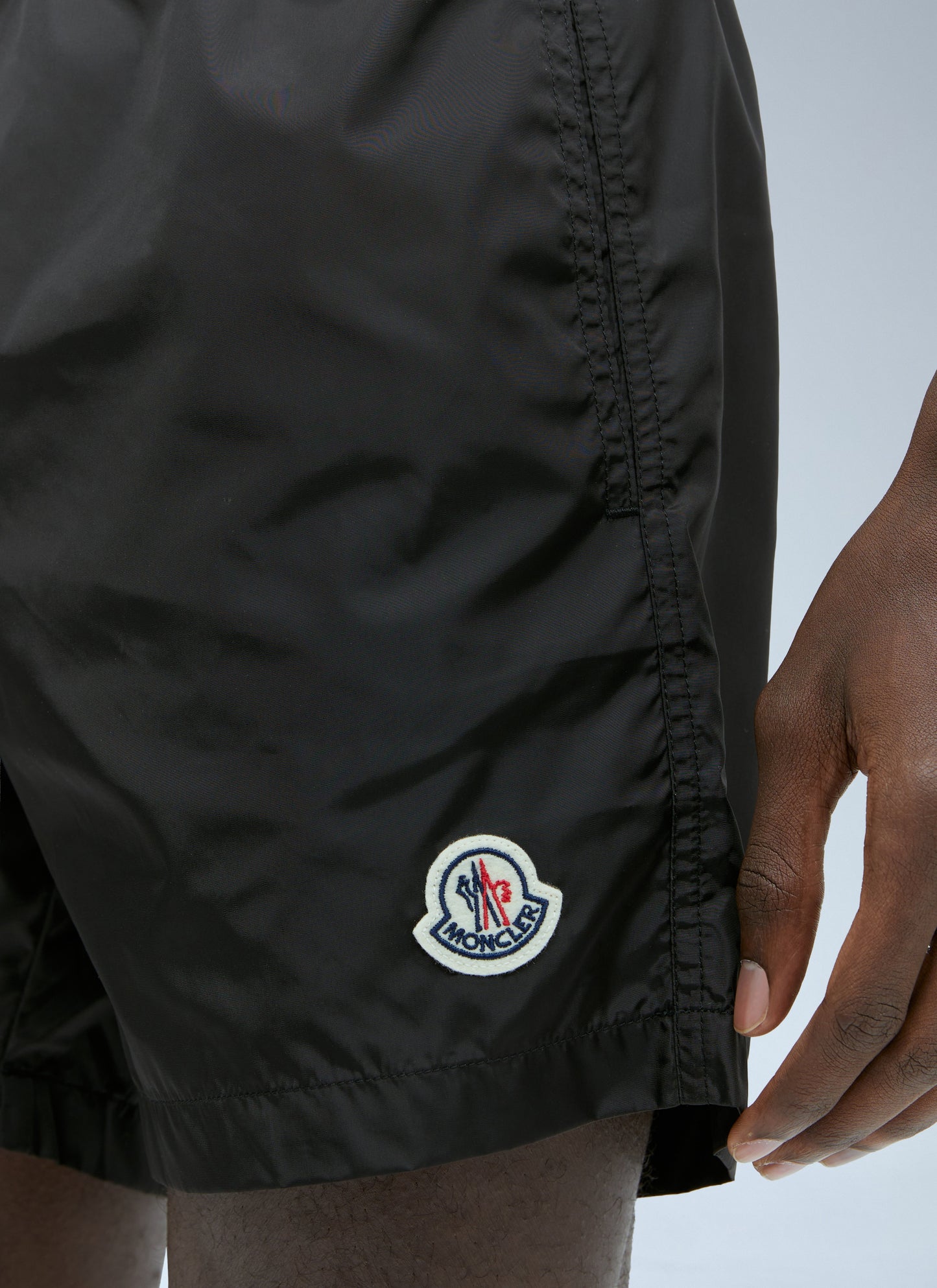 Moncler Men Logo Patch Swim Shorts MONCLER