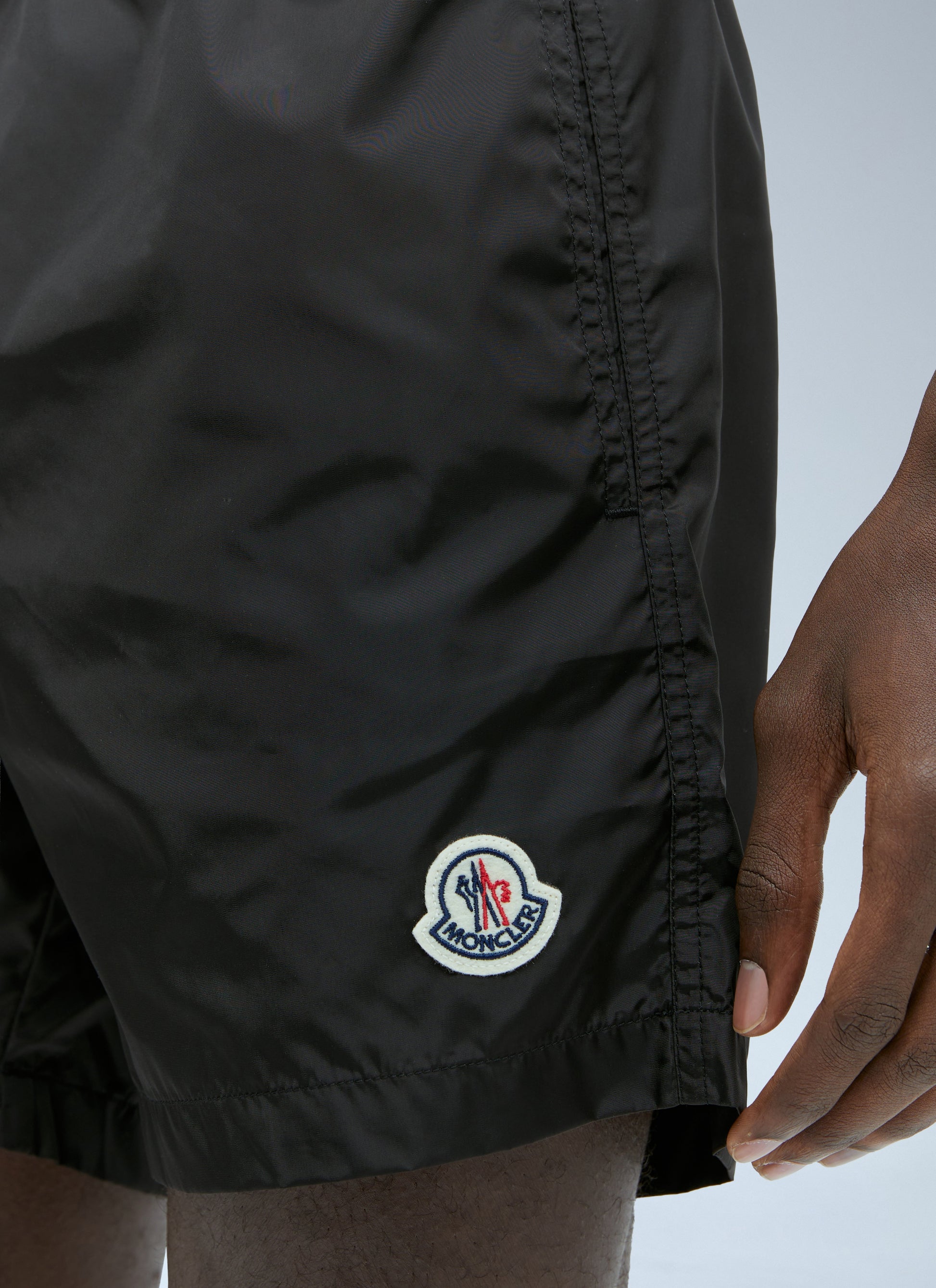 Moncler Men Logo Patch Swim Shorts MONCLER
