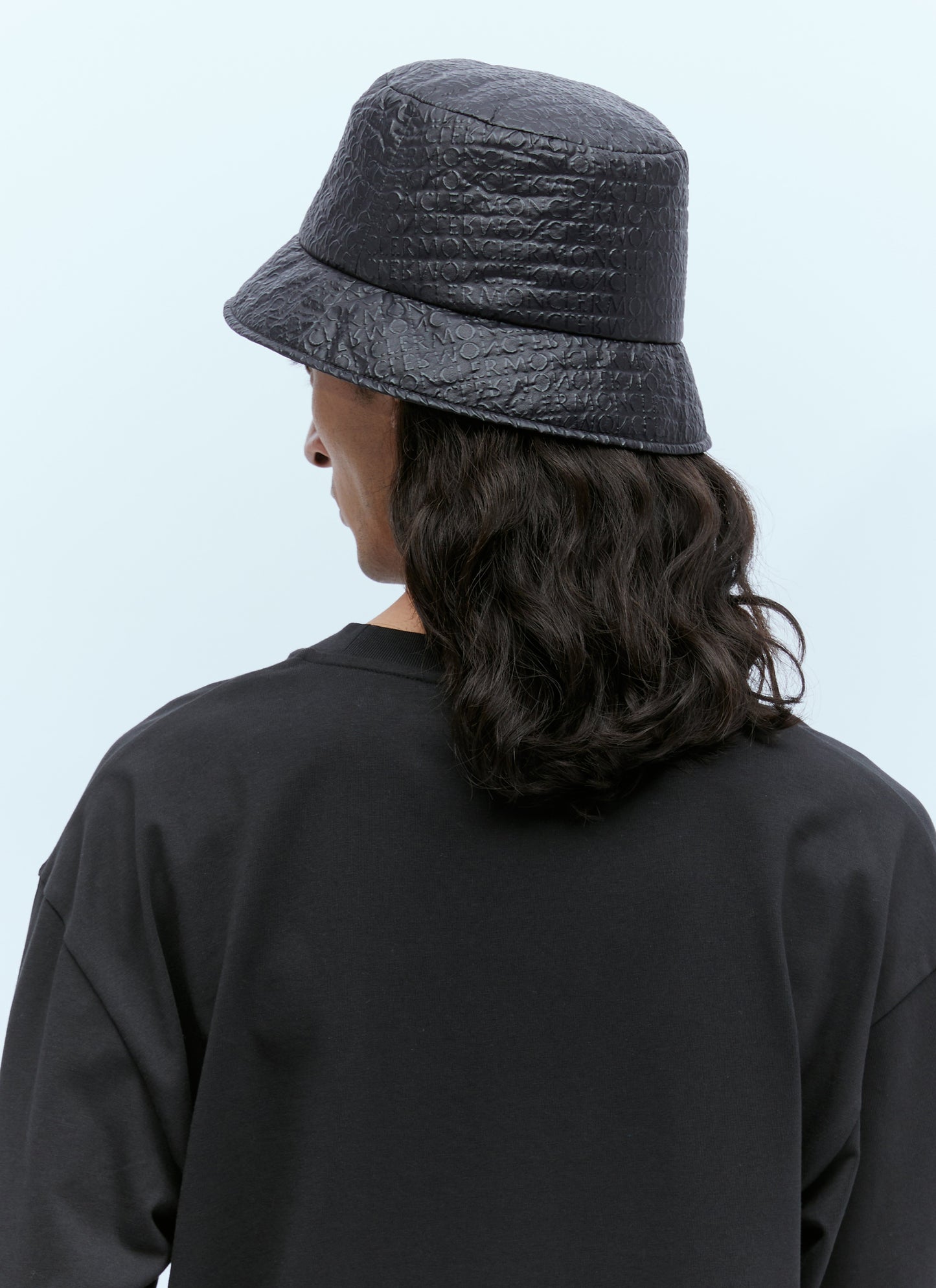 Moncler Men Logo Patch Bucket Hat MONCLER