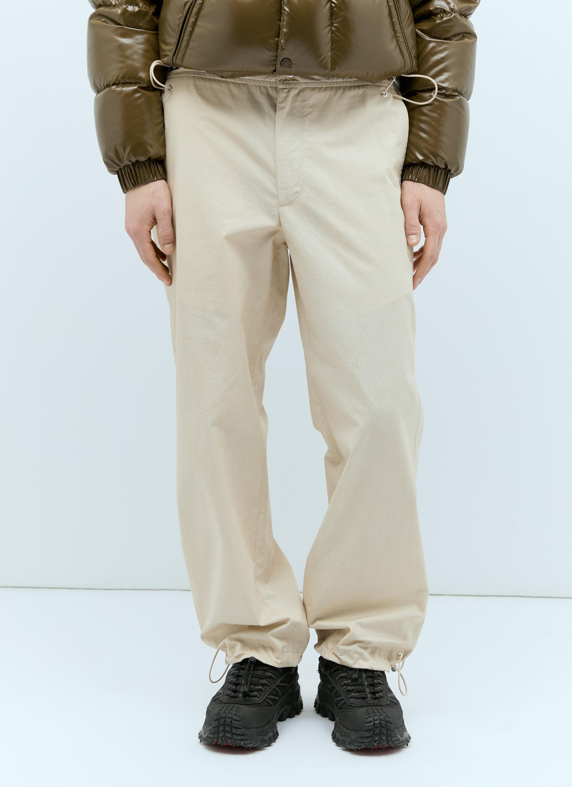 Moncler Men Drawstring Poplin Pants MONCLER