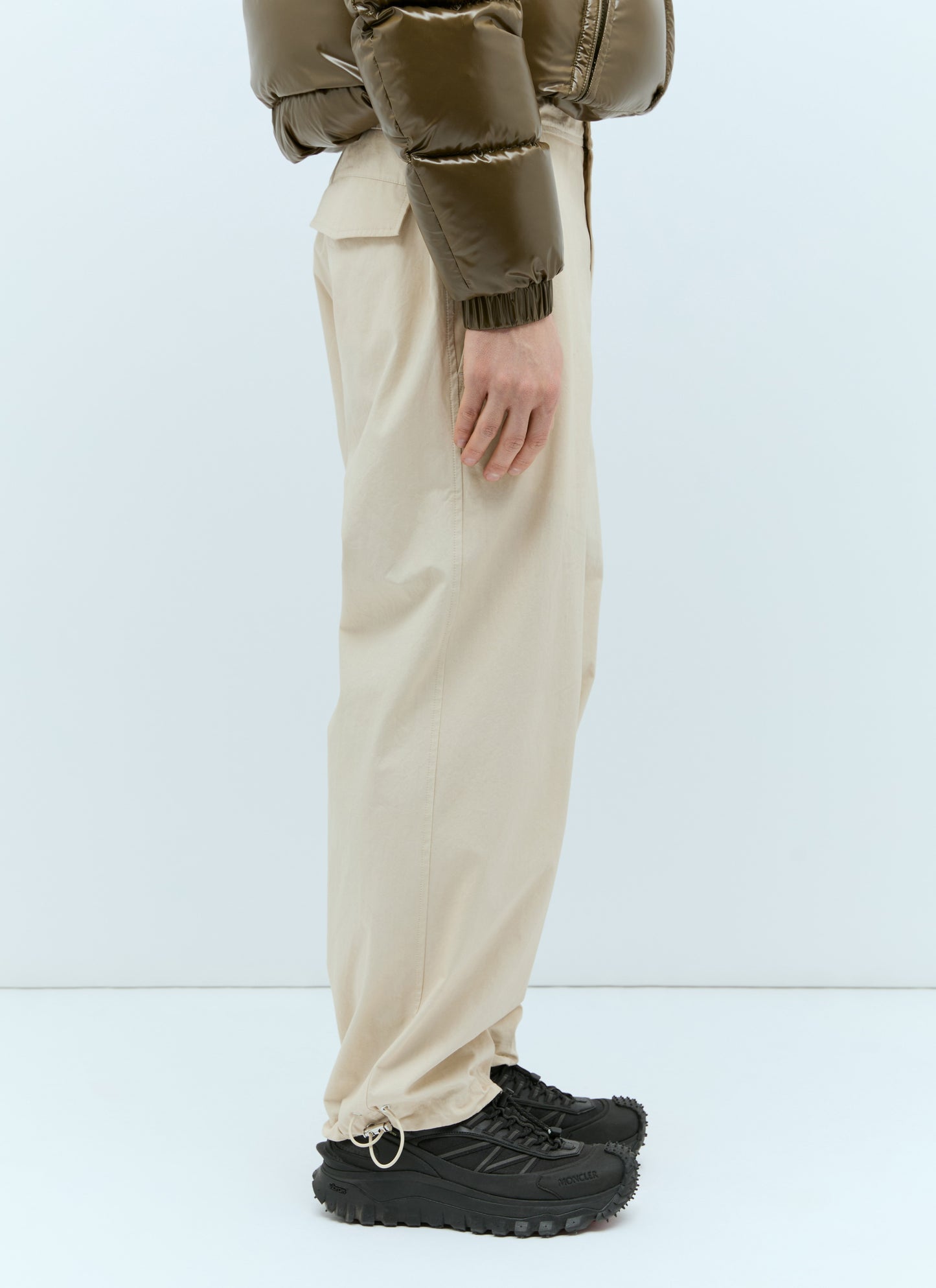 Moncler Men Drawstring Poplin Pants MONCLER