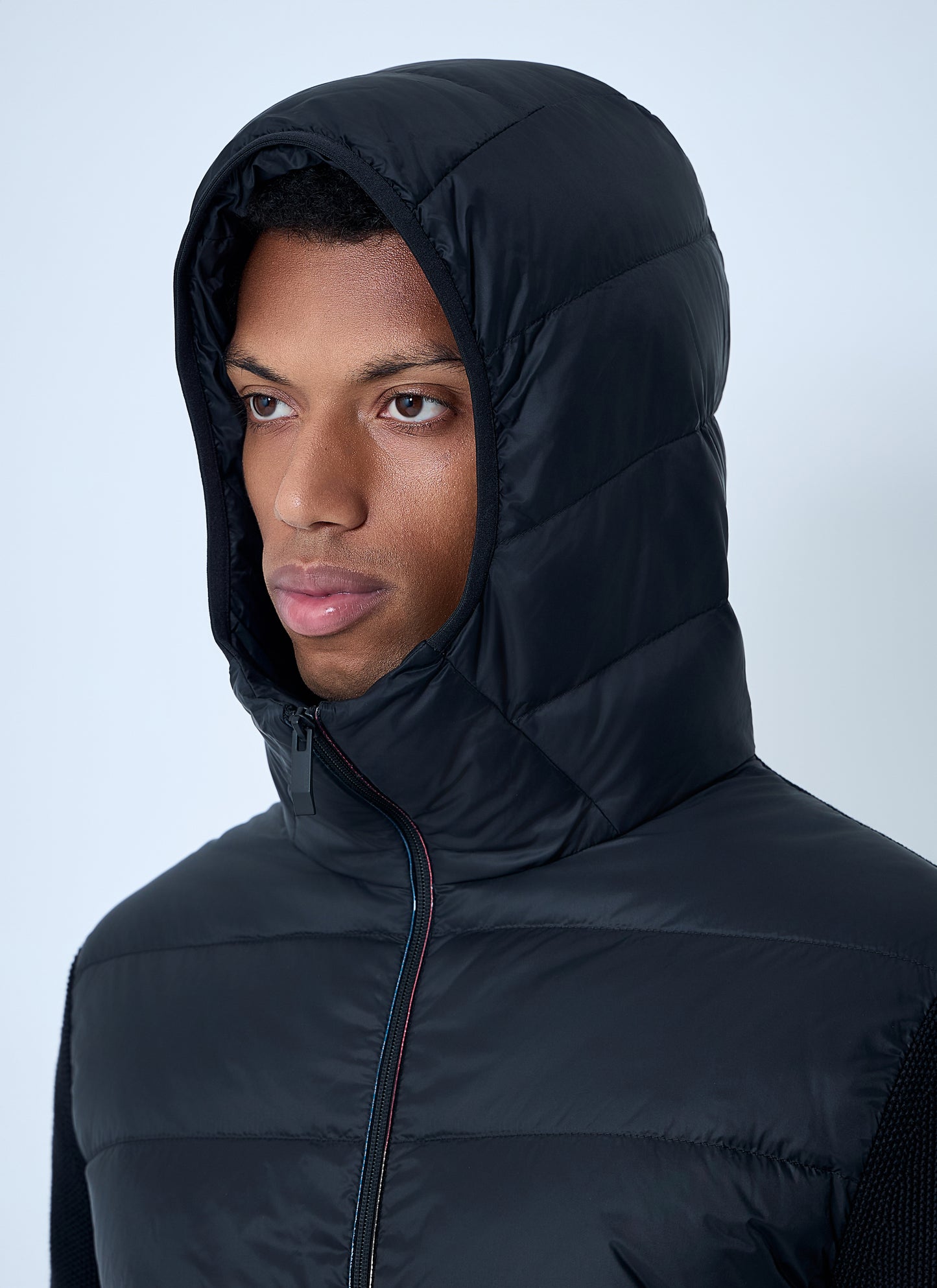 Moncler Men Quilted Knit Hooded Cardigan MONCLER