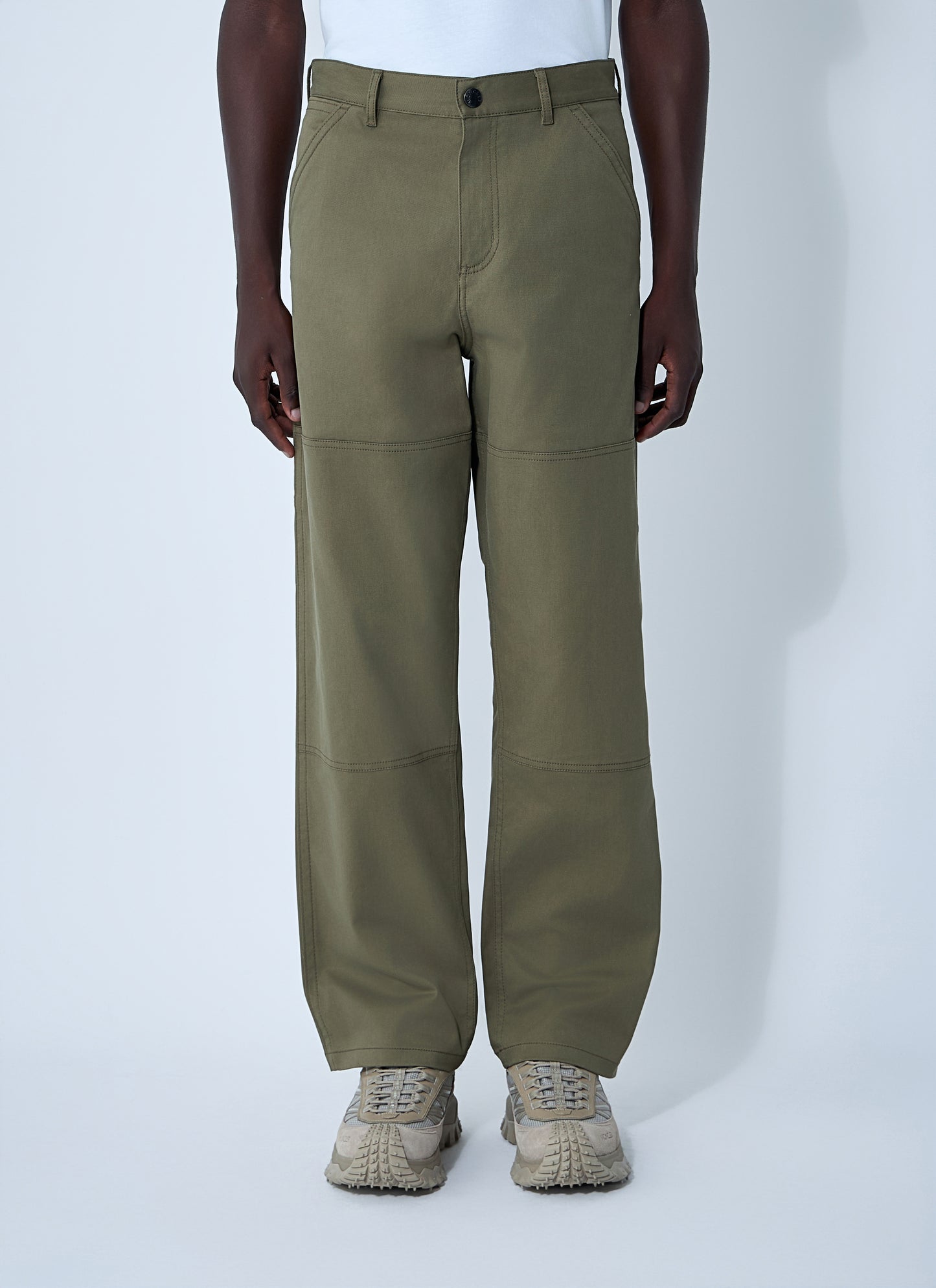 Moncler Men Logo Patch Pants MONCLER