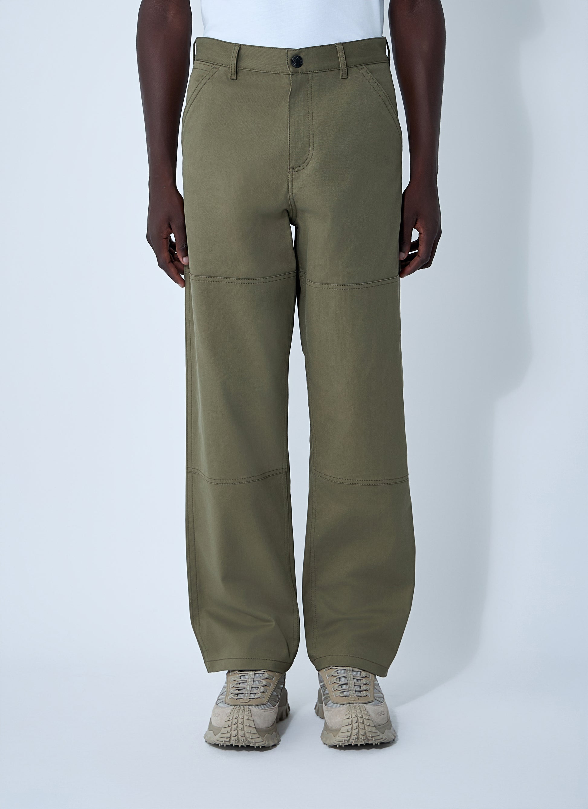 Moncler Men Logo Patch Pants MONCLER