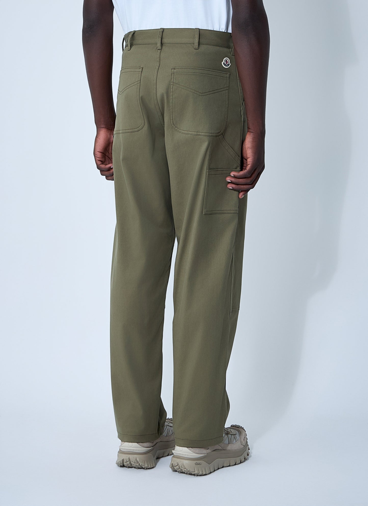 Moncler Men Logo Patch Pants MONCLER