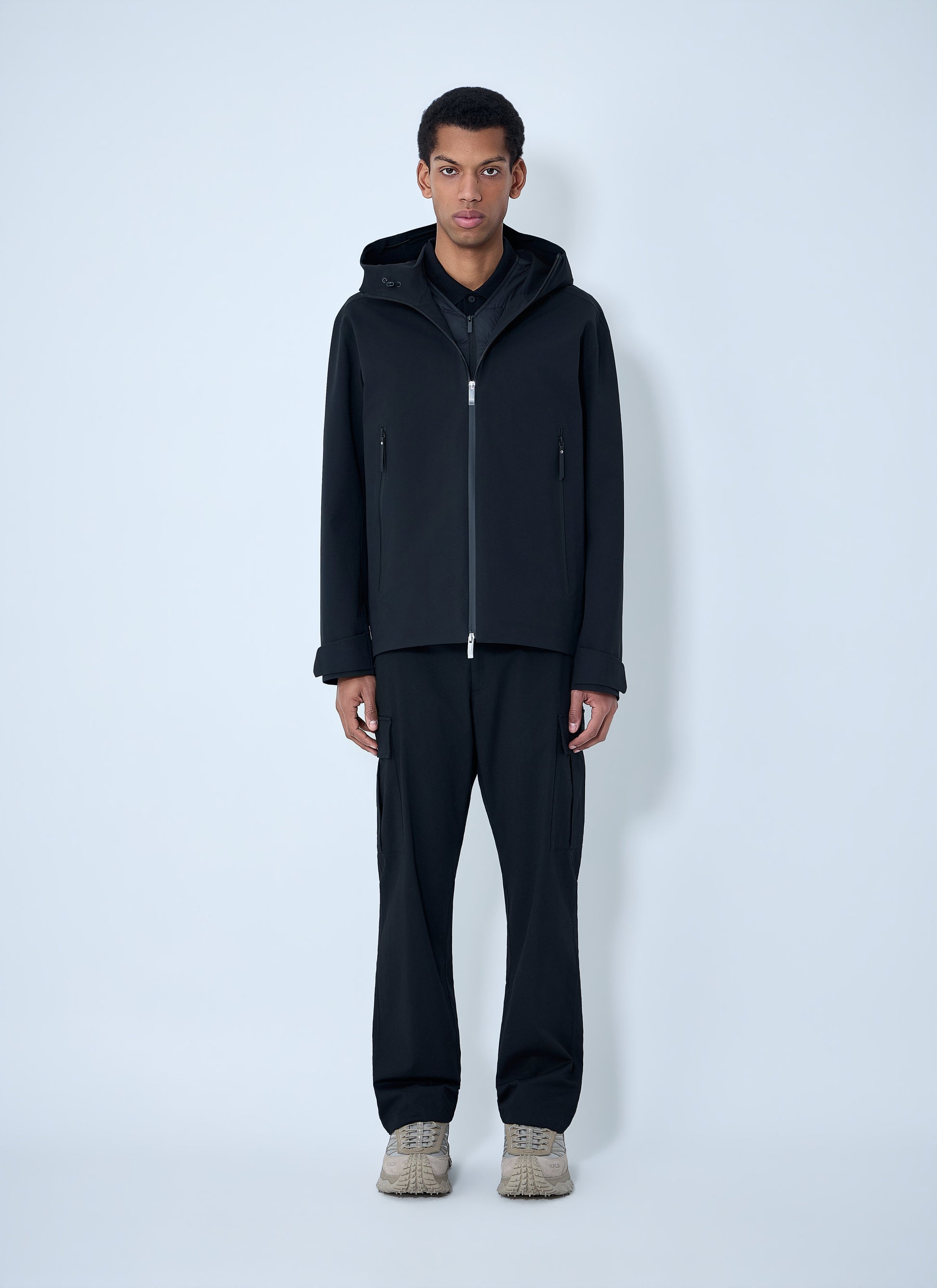 Moncler Men Marana 3-In-1 Hooded Short Down Jacket MONCLER