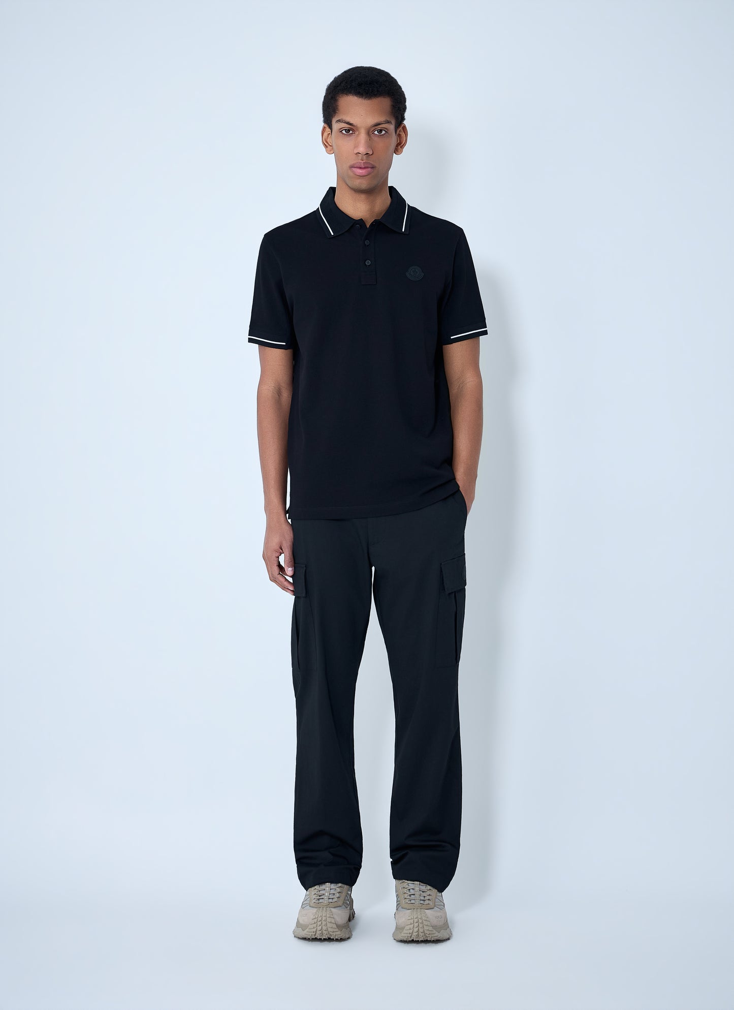 Moncler Men Logo Motif Polo Shirt MONCLER