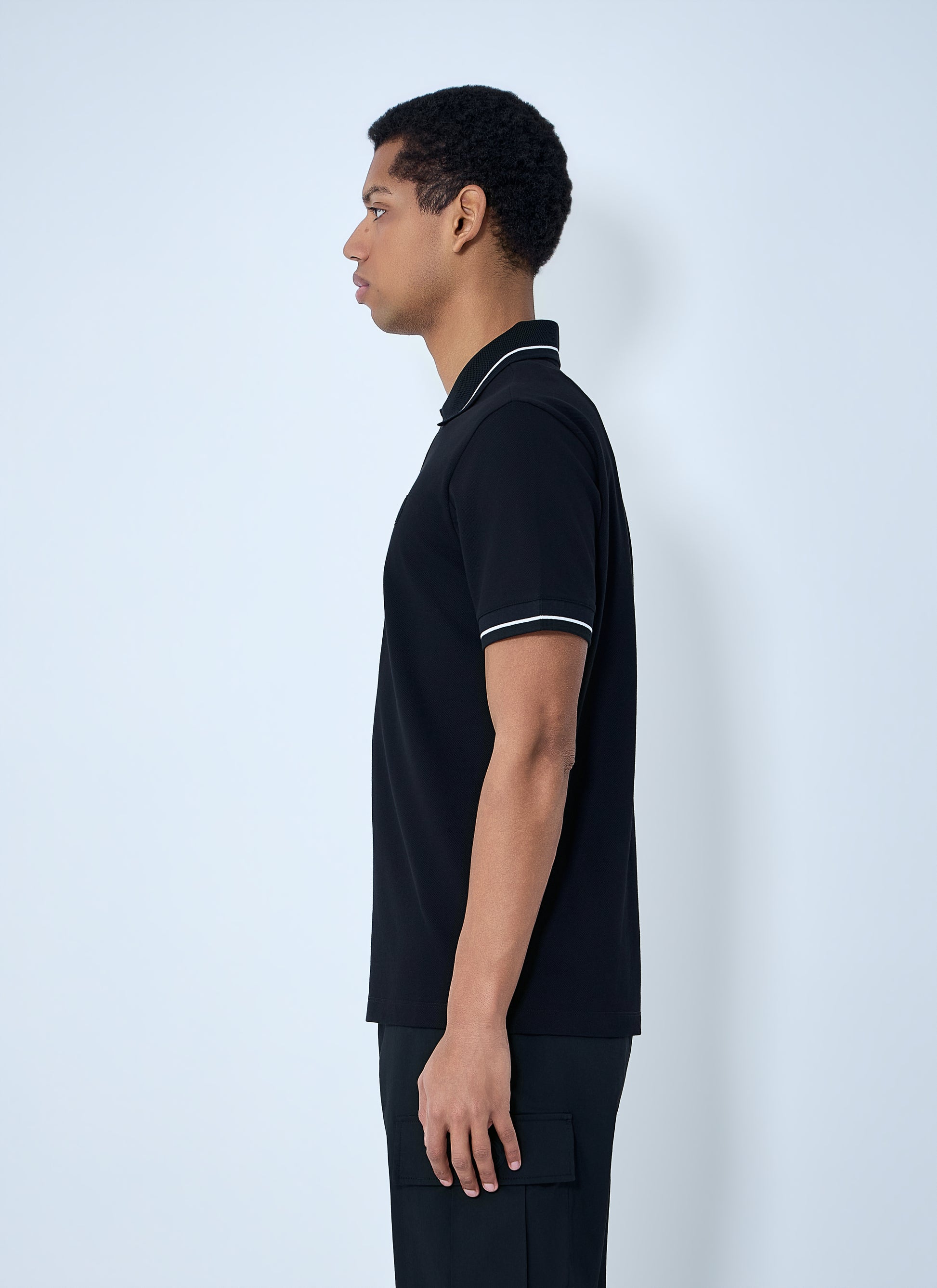 Moncler Men Logo Motif Polo Shirt MONCLER