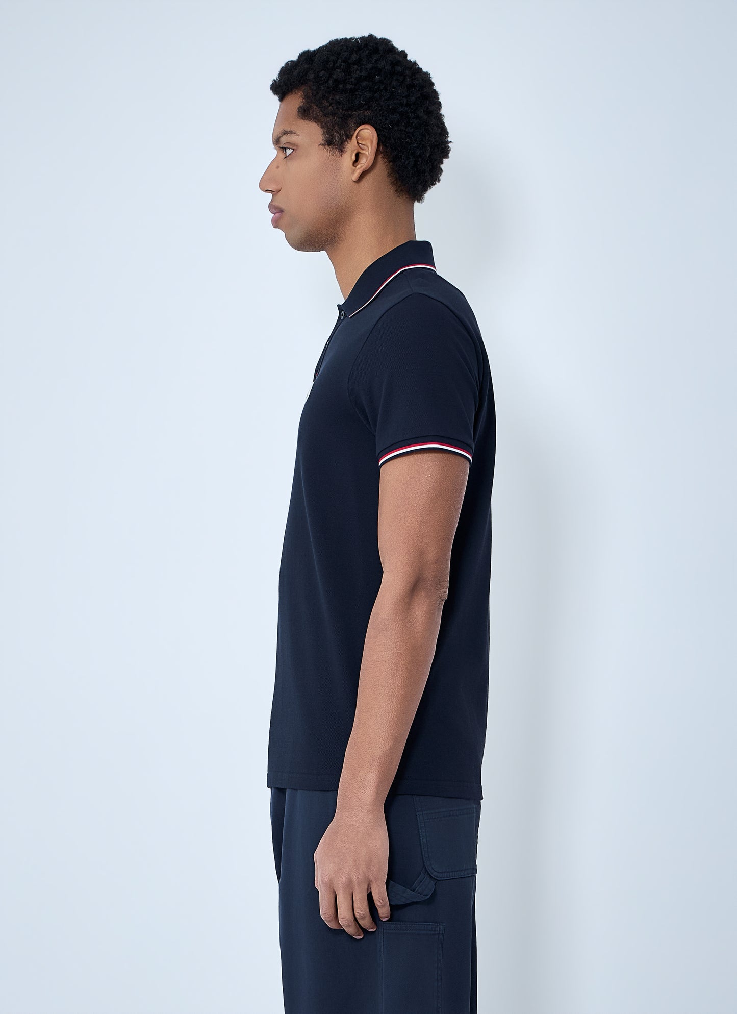 Moncler Men Logo Patch Polo Shirt MONCLER