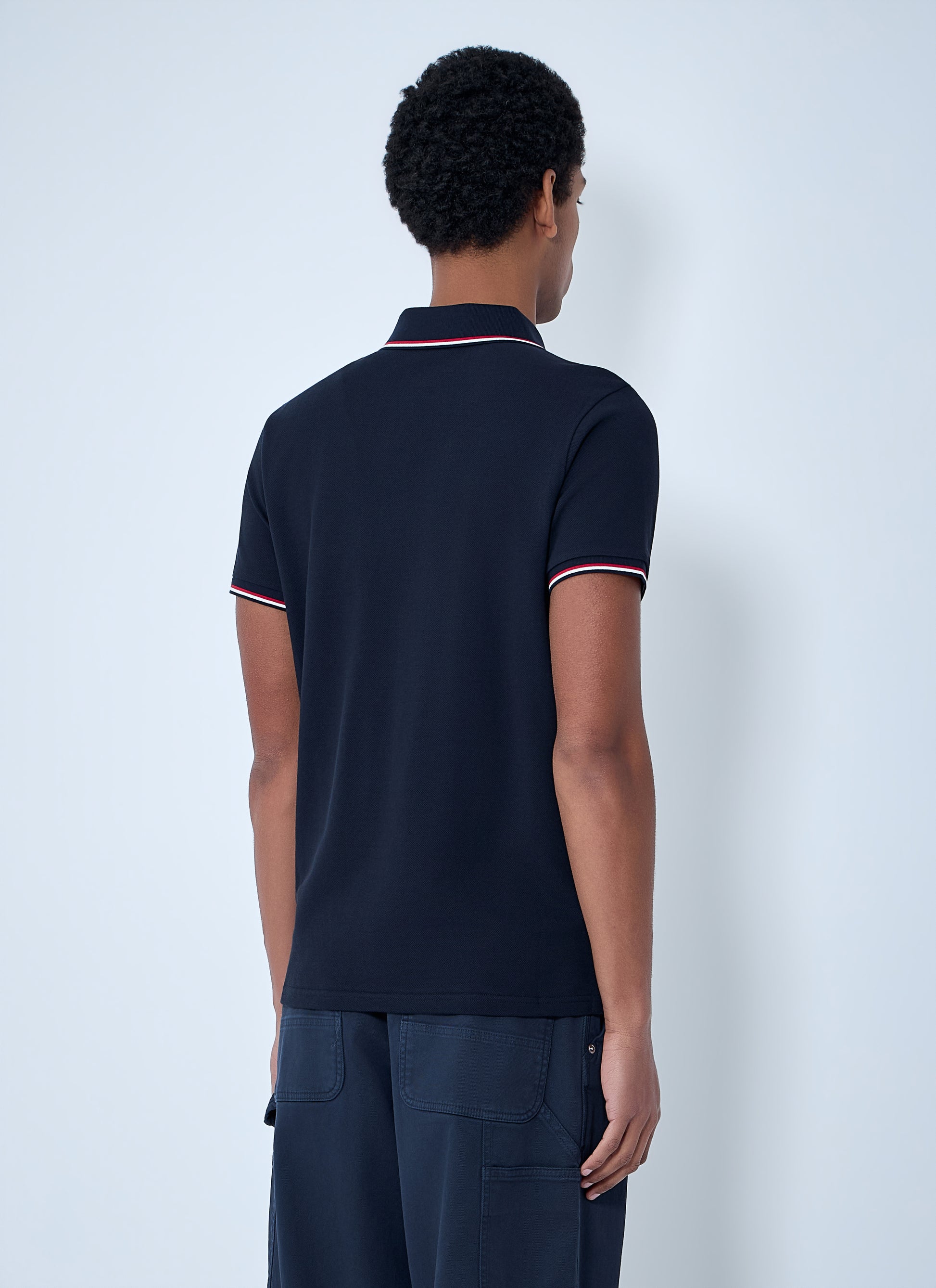 Moncler Men Logo Patch Polo Shirt MONCLER