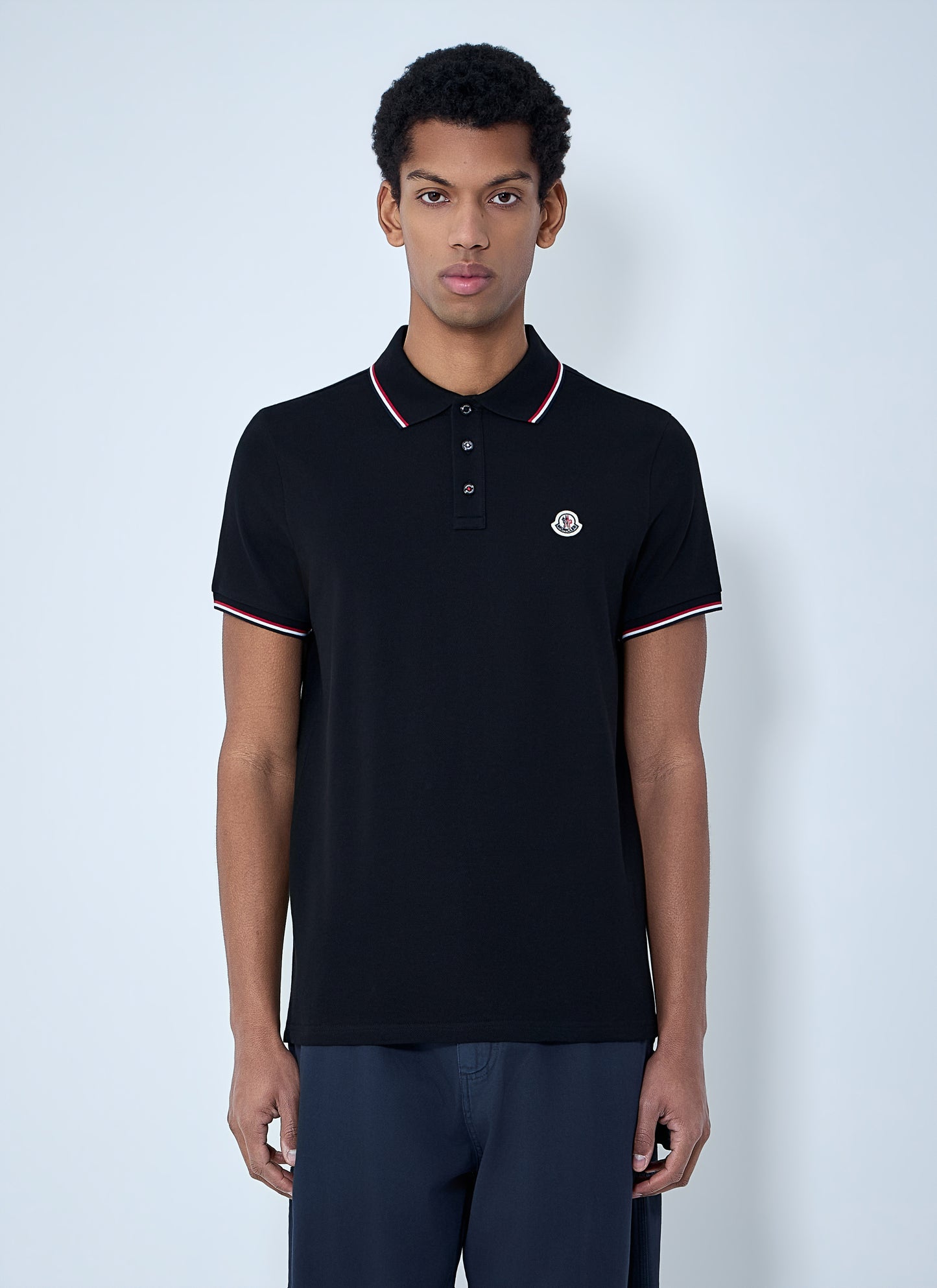 Moncler Men Logo Patch Polo Shirt MONCLER